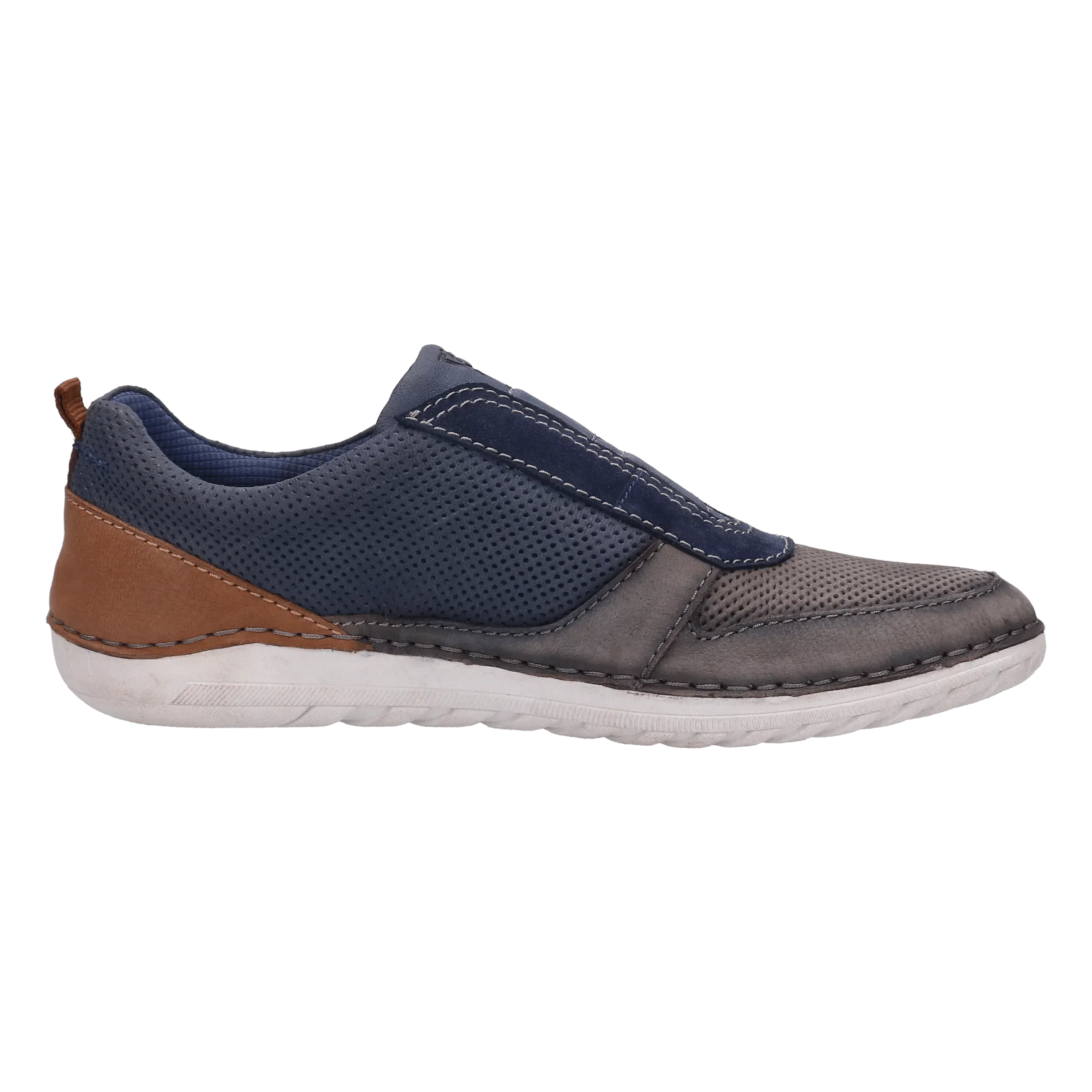 Leder Slipper grau - Image 3
