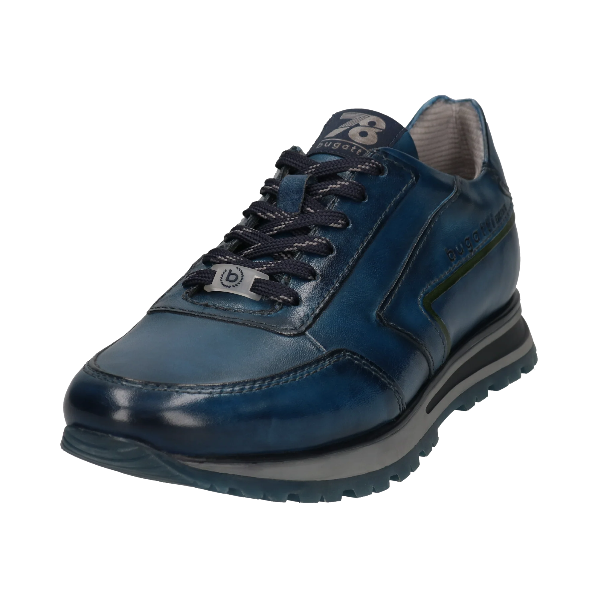 Leder Sneaker blau - Image 2