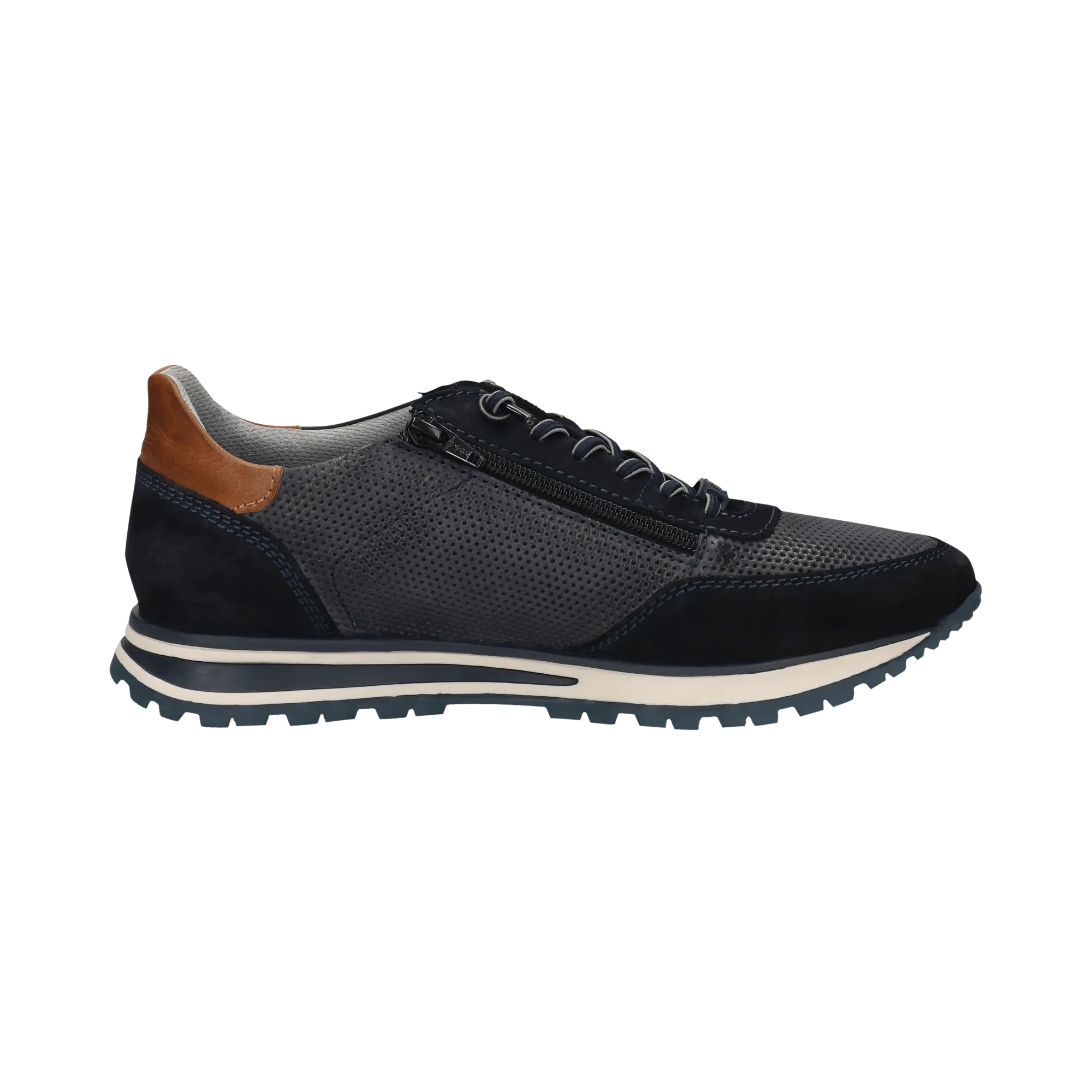 Leder Sneaker blau - Image 4