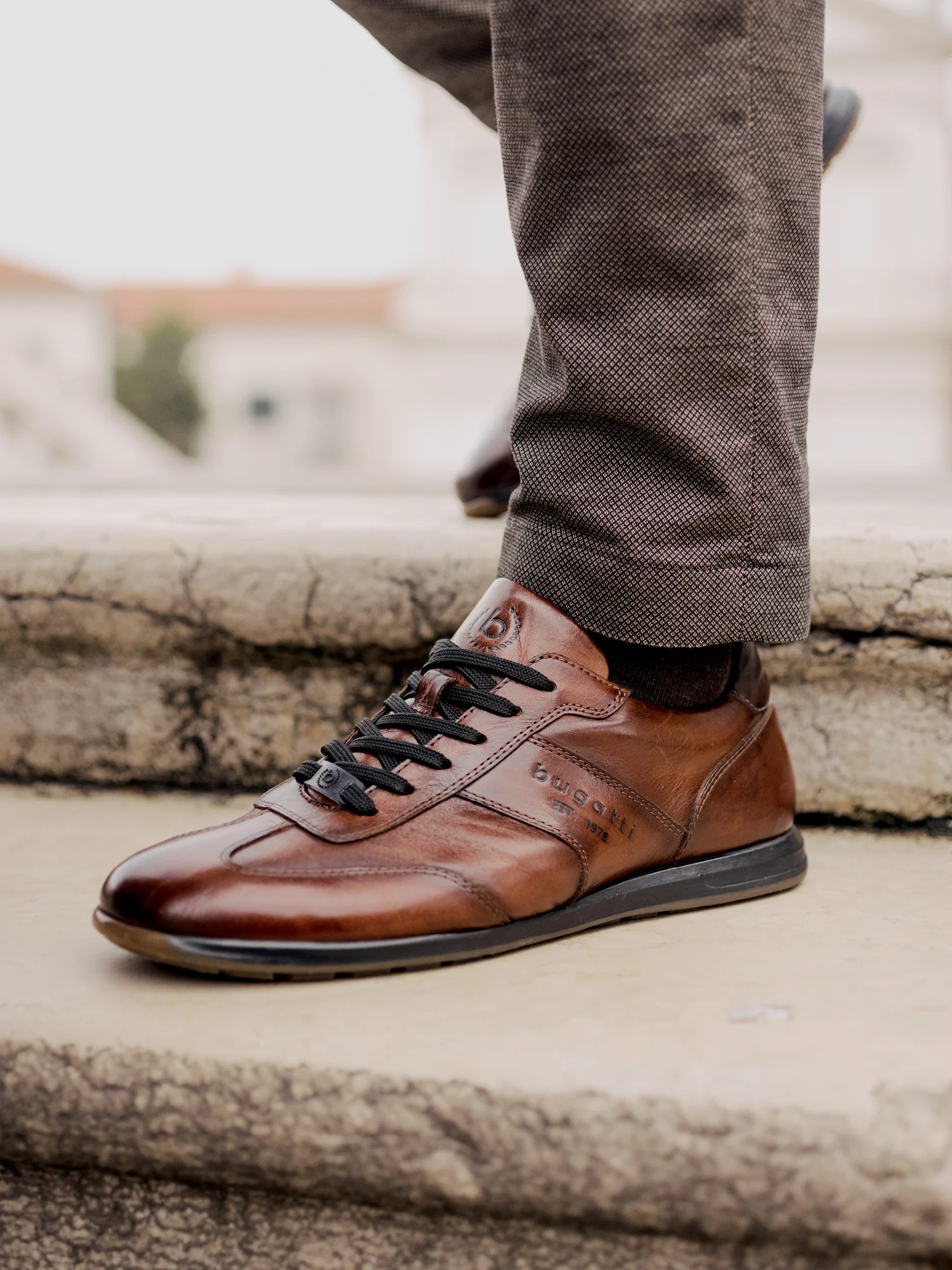 Leder Sneaker braun - Image 3