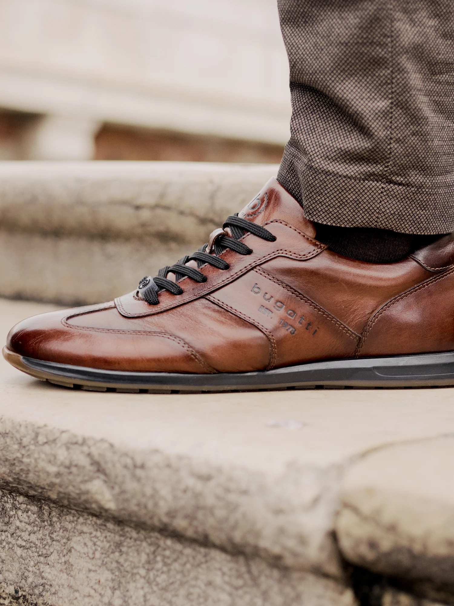 Leder Sneaker braun - Image 7