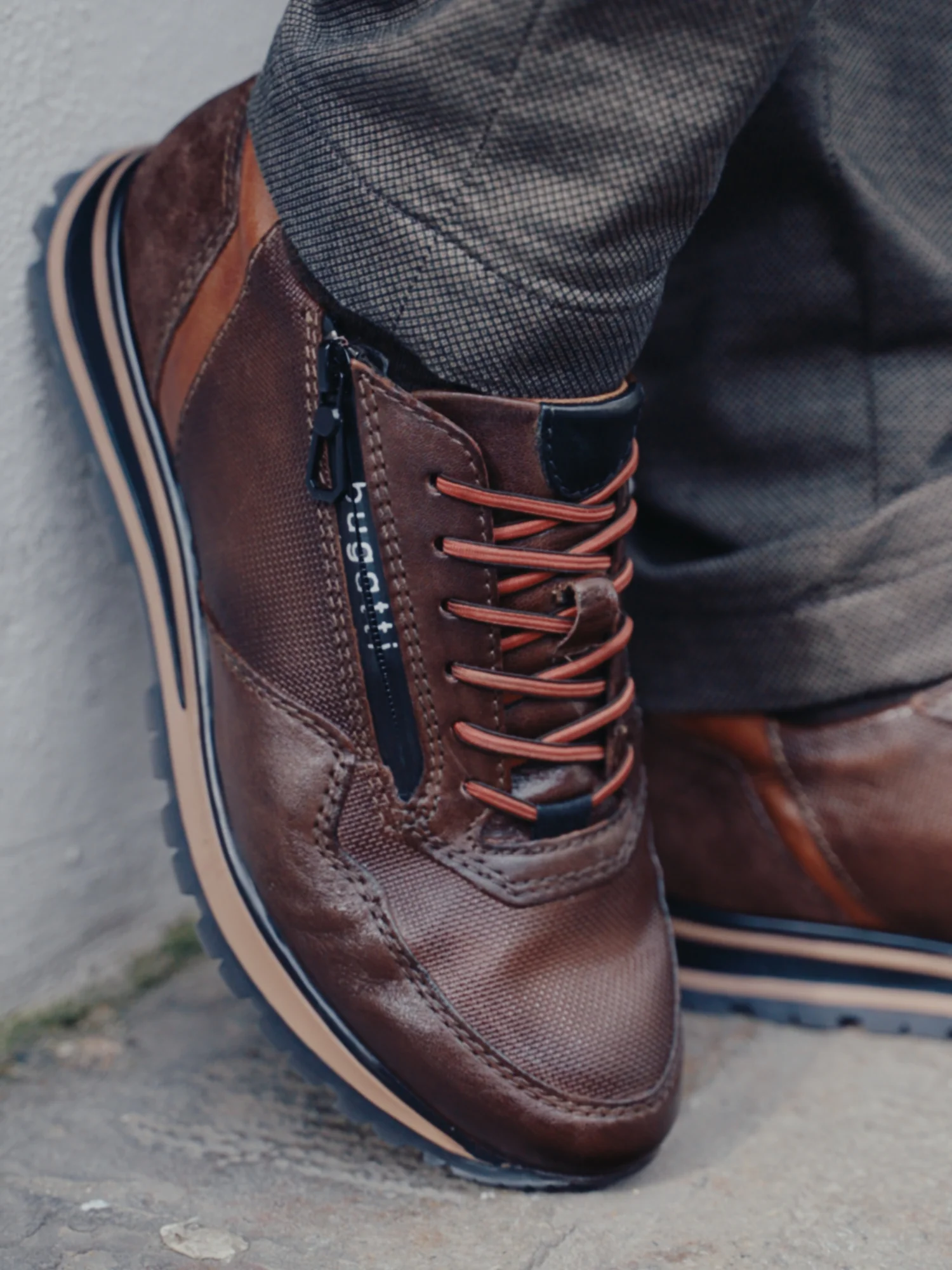 Leder Sneaker braun - Image 6