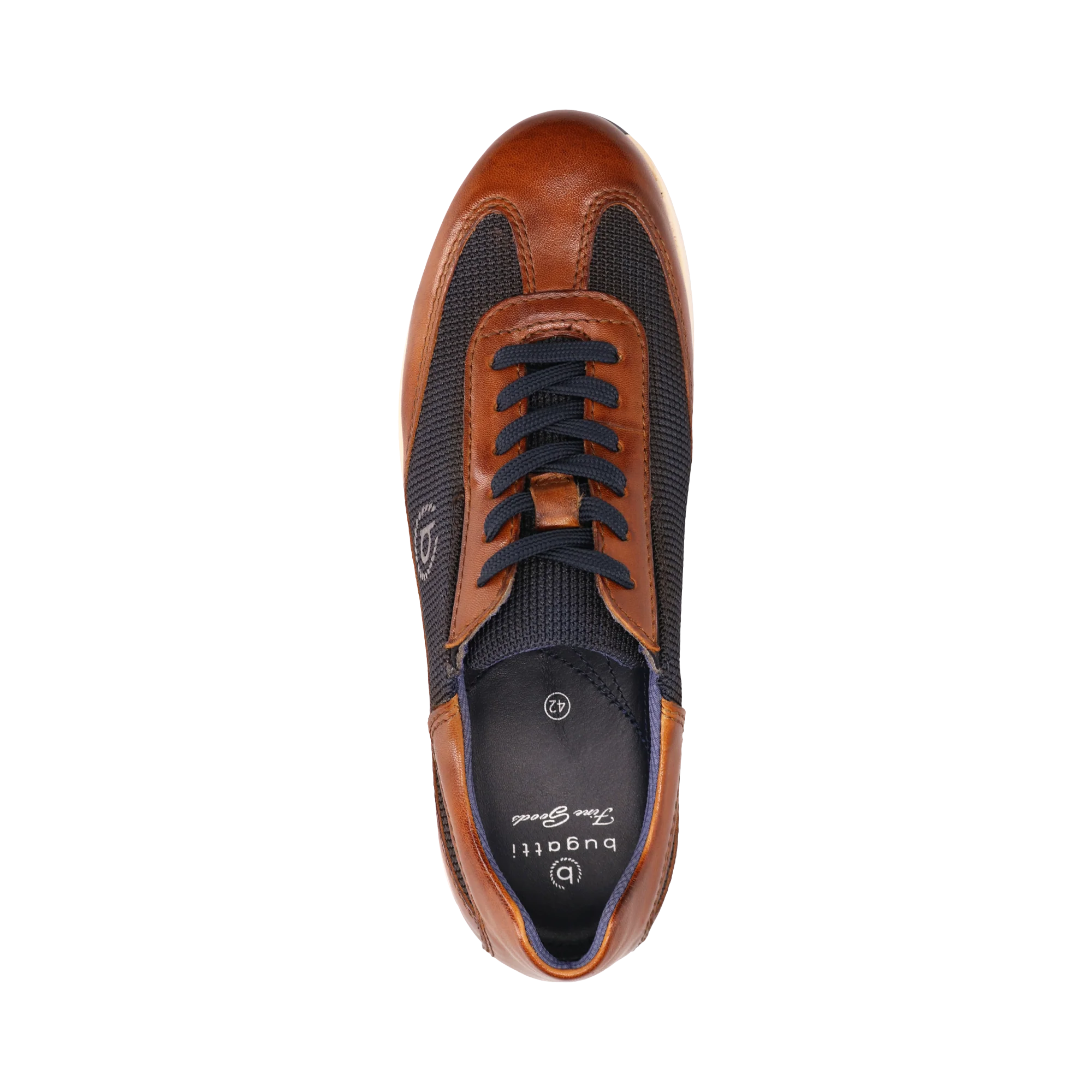 Leder Sneaker cognac - Image 6
