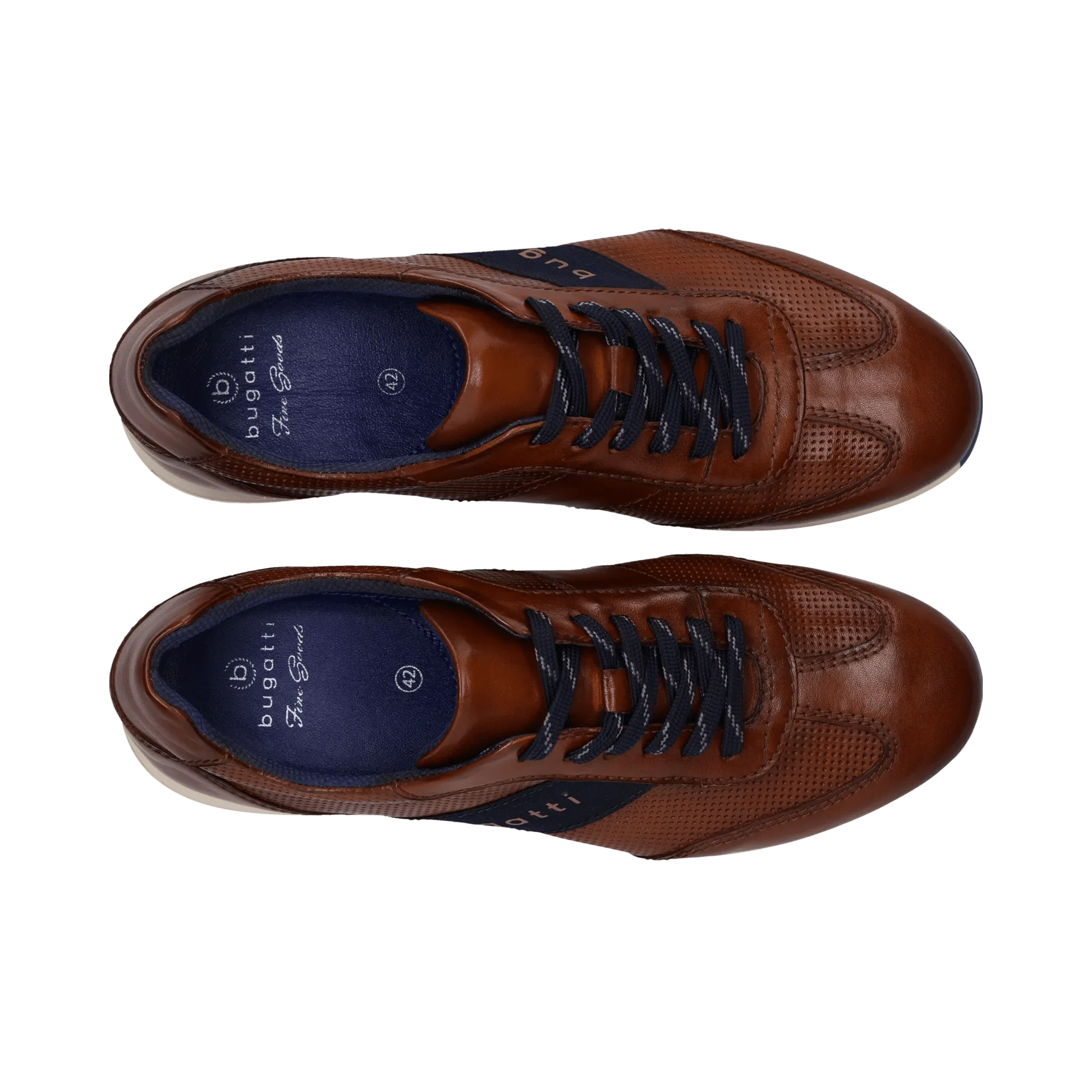 Leder Sneaker cognac - Image 6