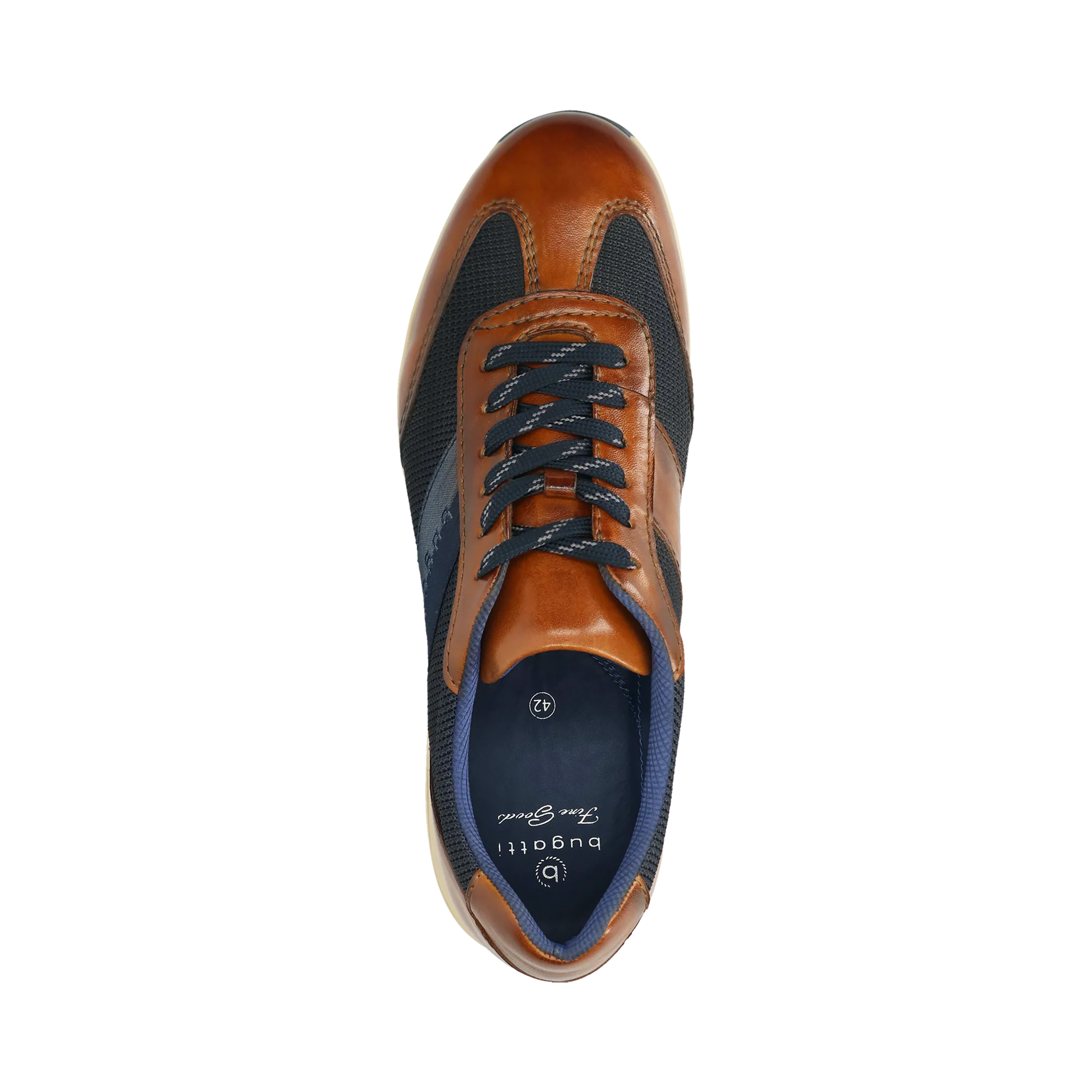 Leder Sneaker cognac - Image 6