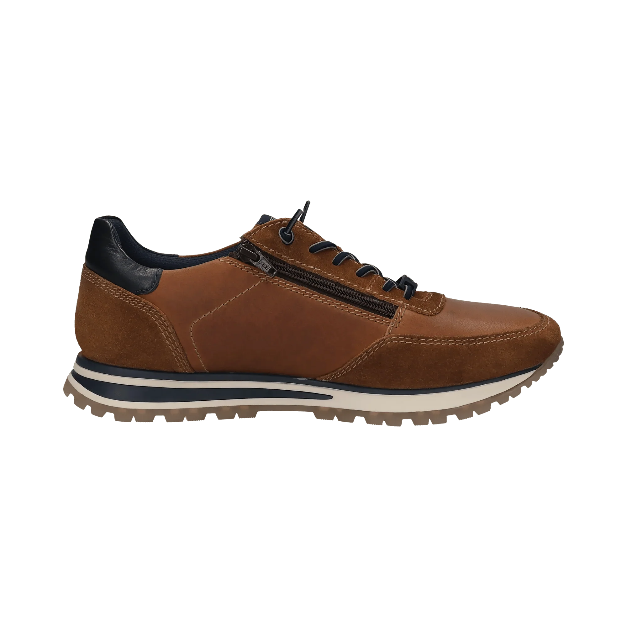 Leder Sneaker cognac - Image 4