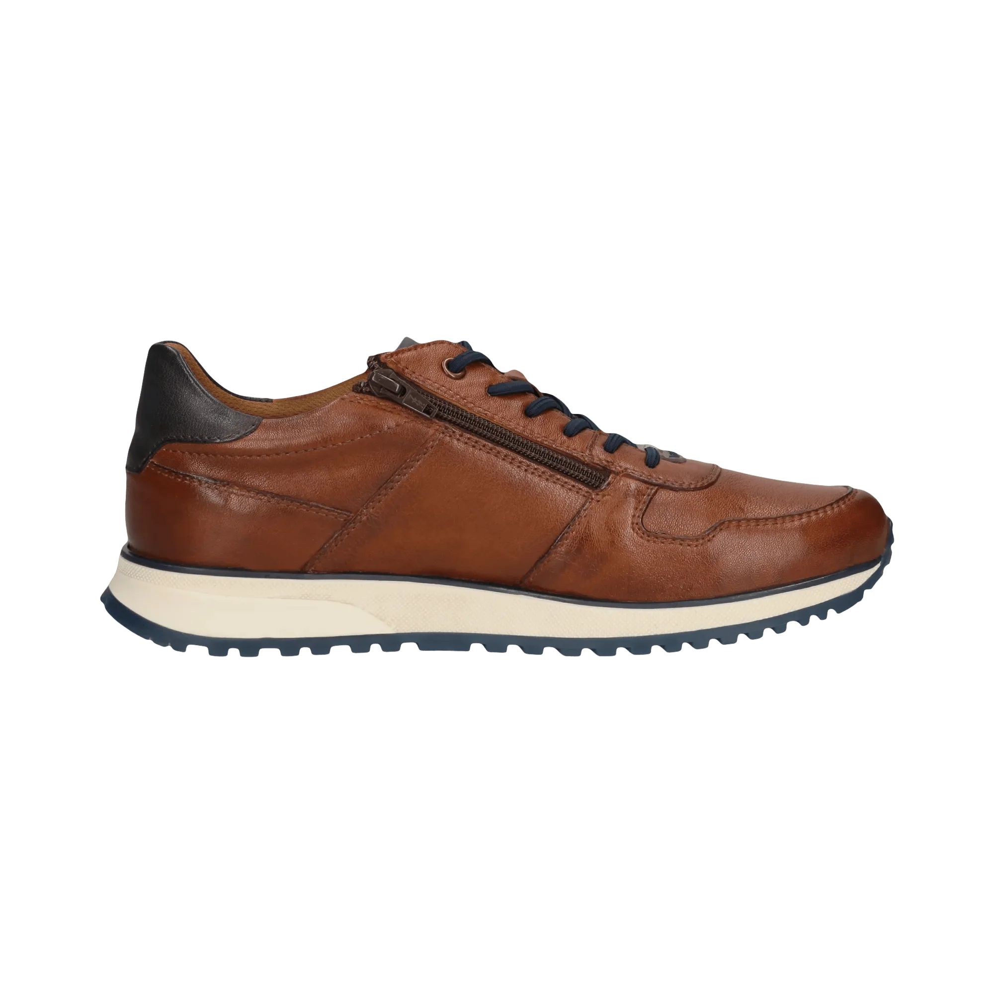 Leder Sneaker cognac - Image 4