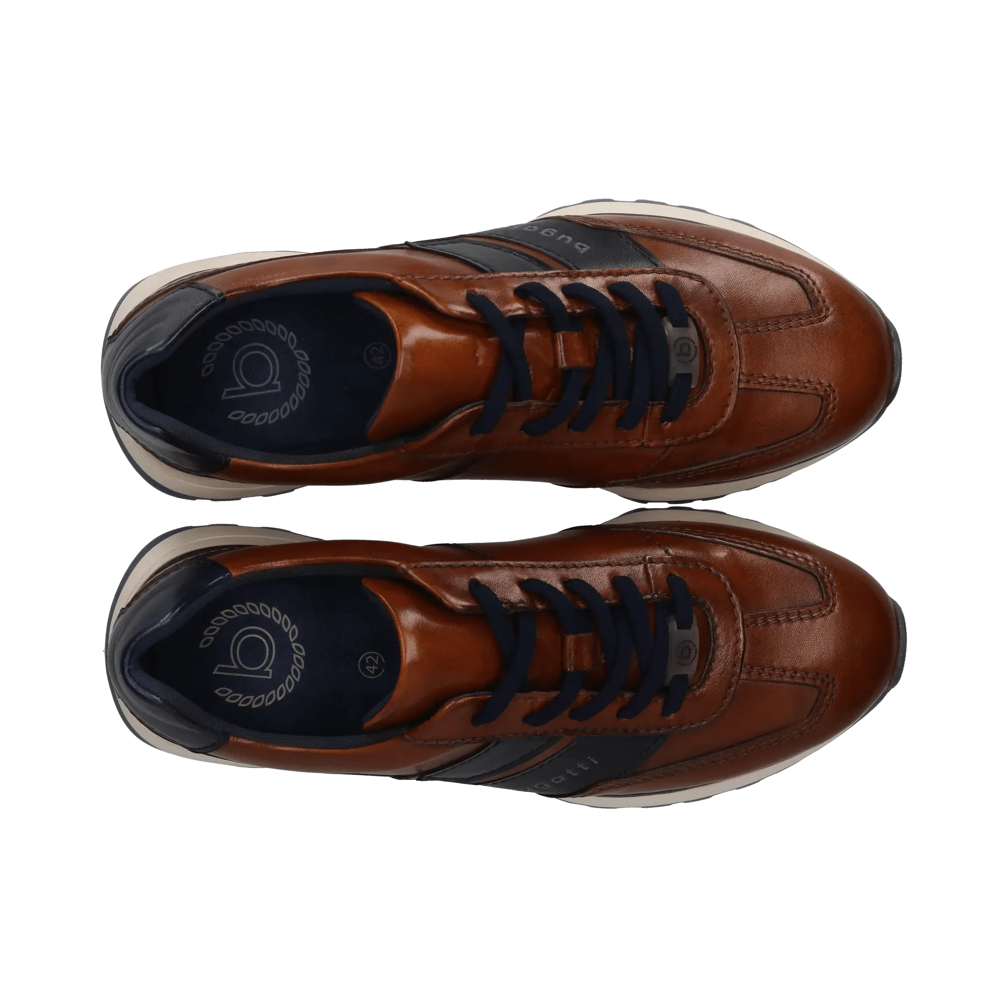 Leder Sneaker cognac - Image 6