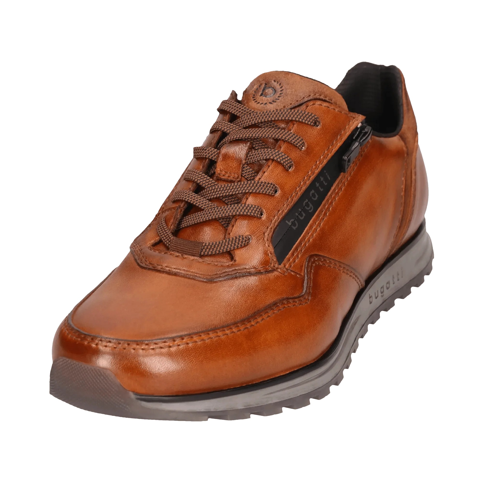 Leder Sneaker cognac - Image 2