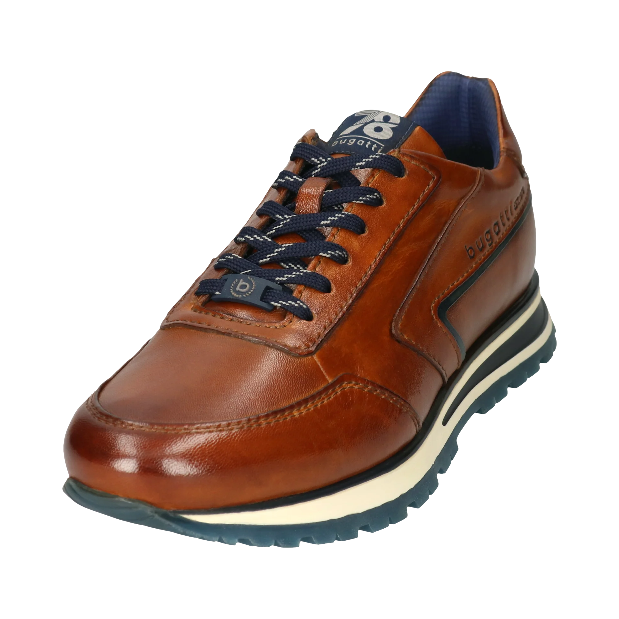 Leder Sneaker cognac - Image 2