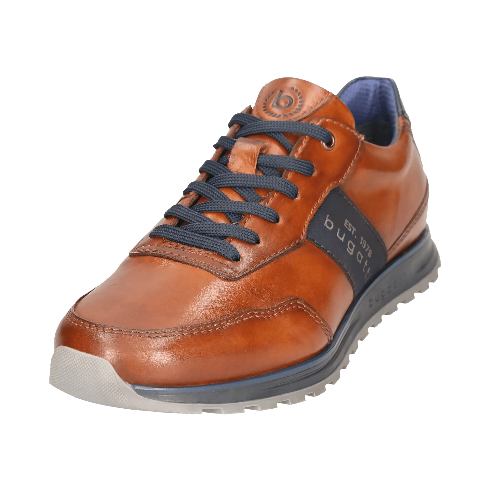Leder Sneaker cognac - Image 2
