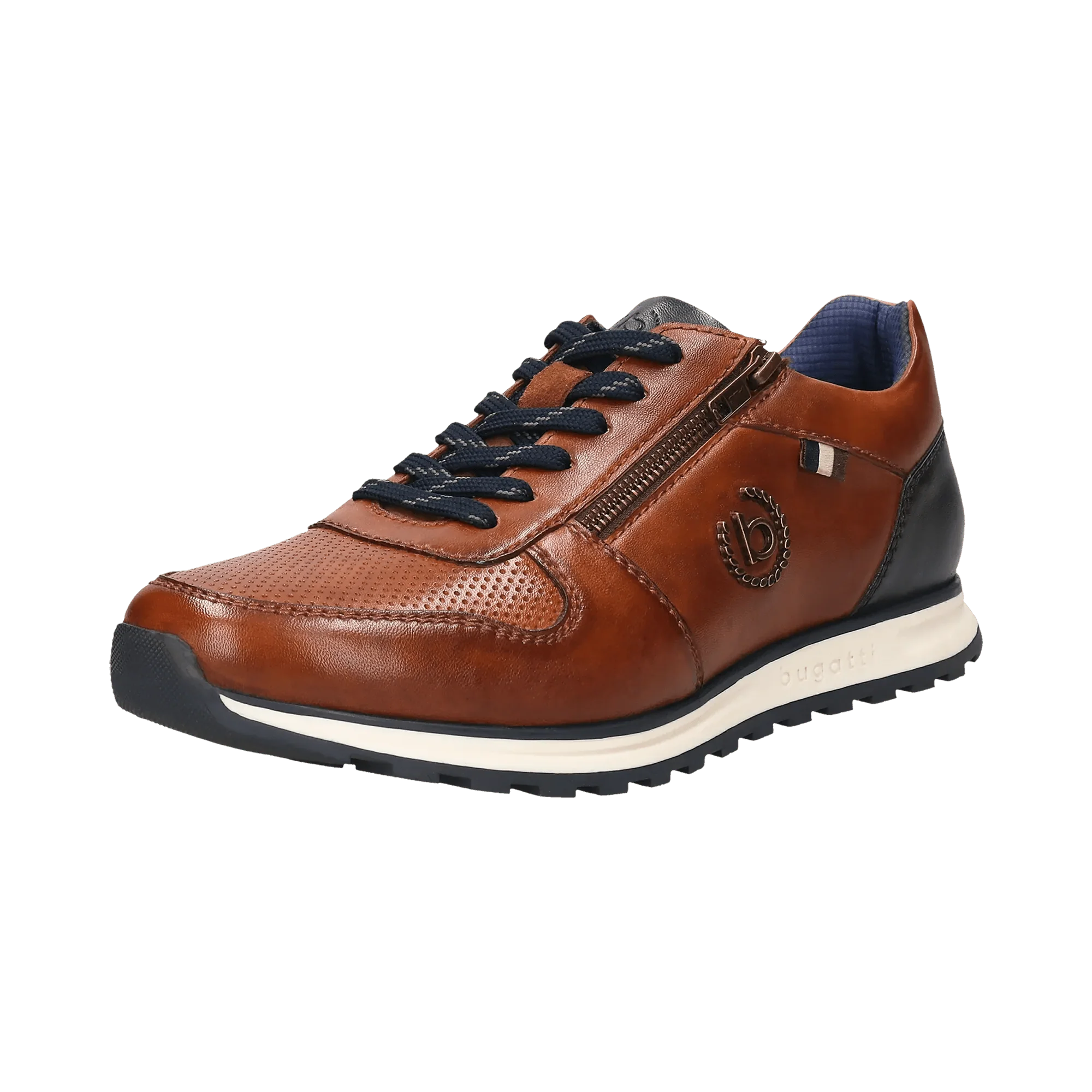 Leder Sneaker cognac - Image 2
