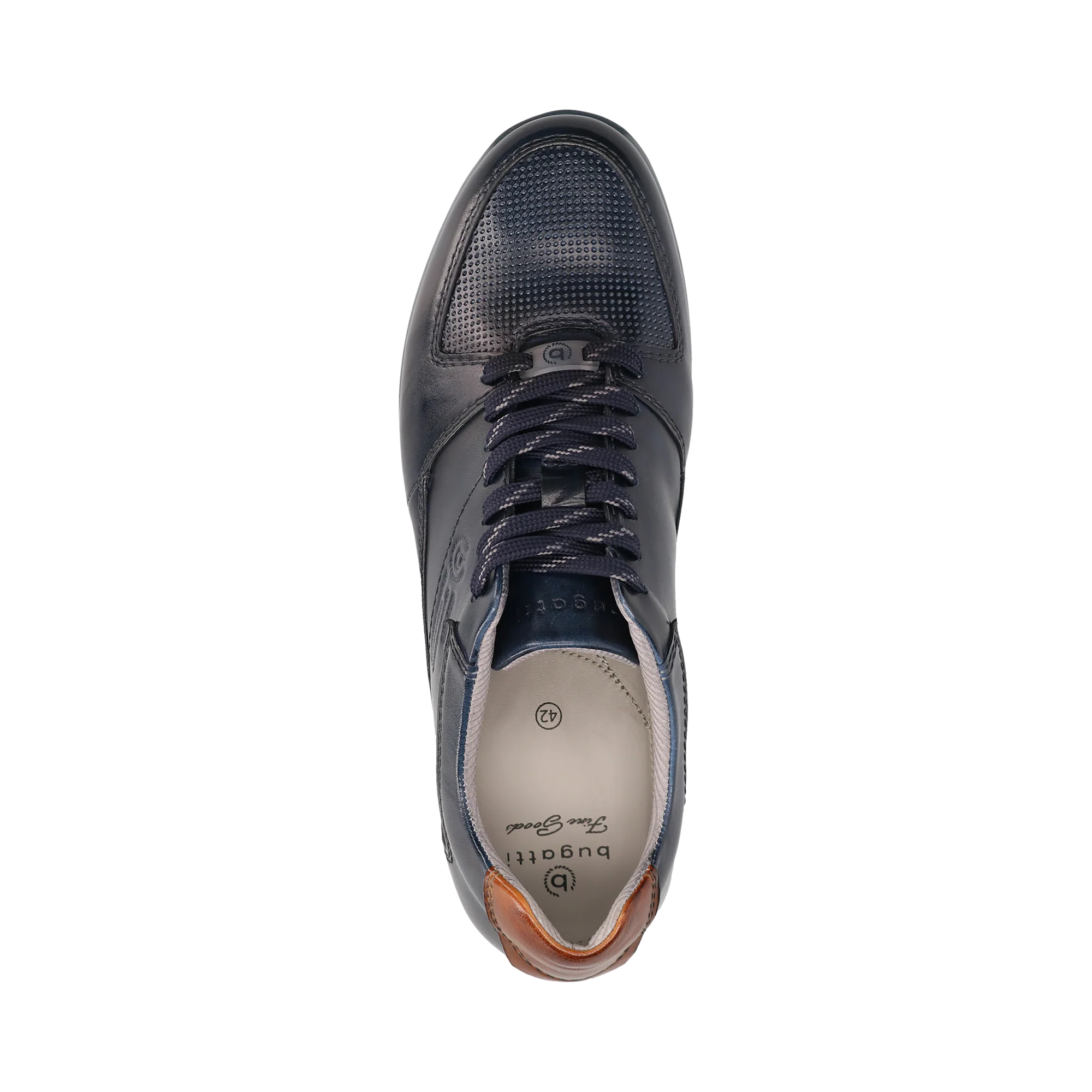 Leder Sneaker dunkelblau - Image 6