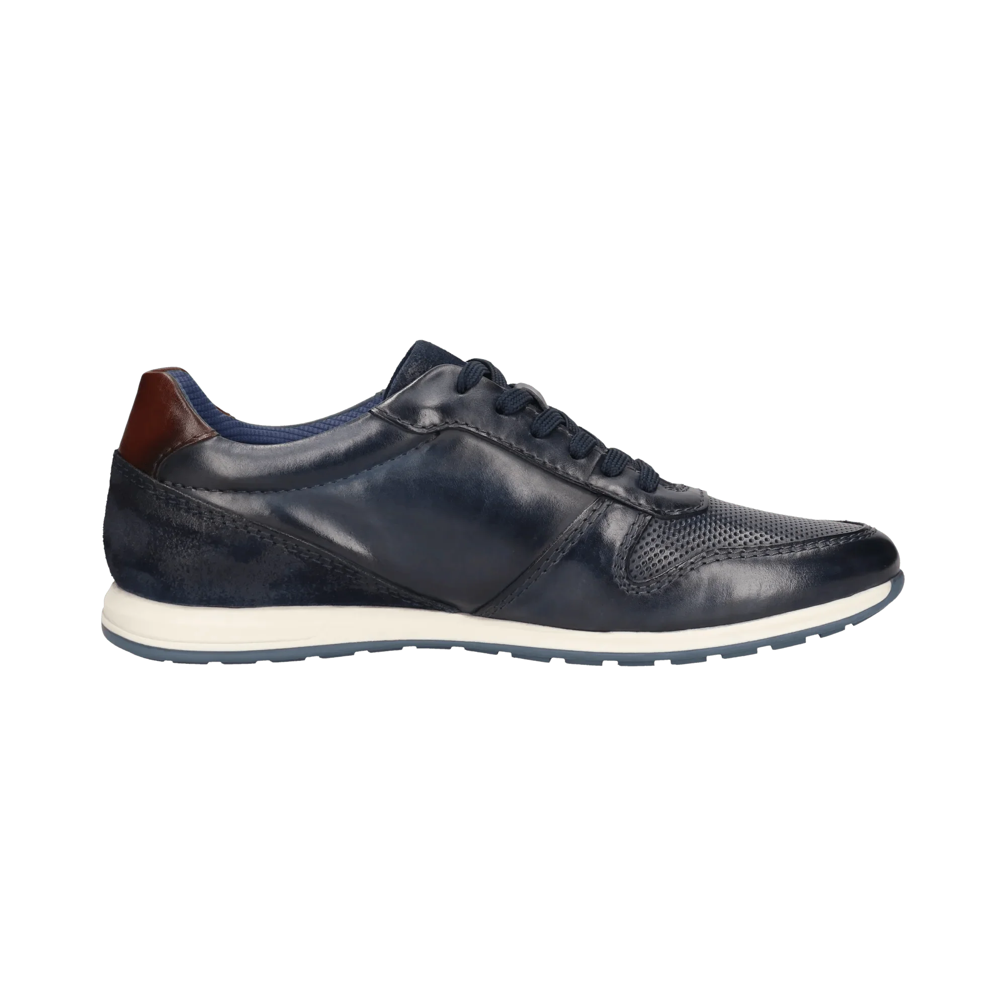 Leder Sneaker dunkelblau - Image 4