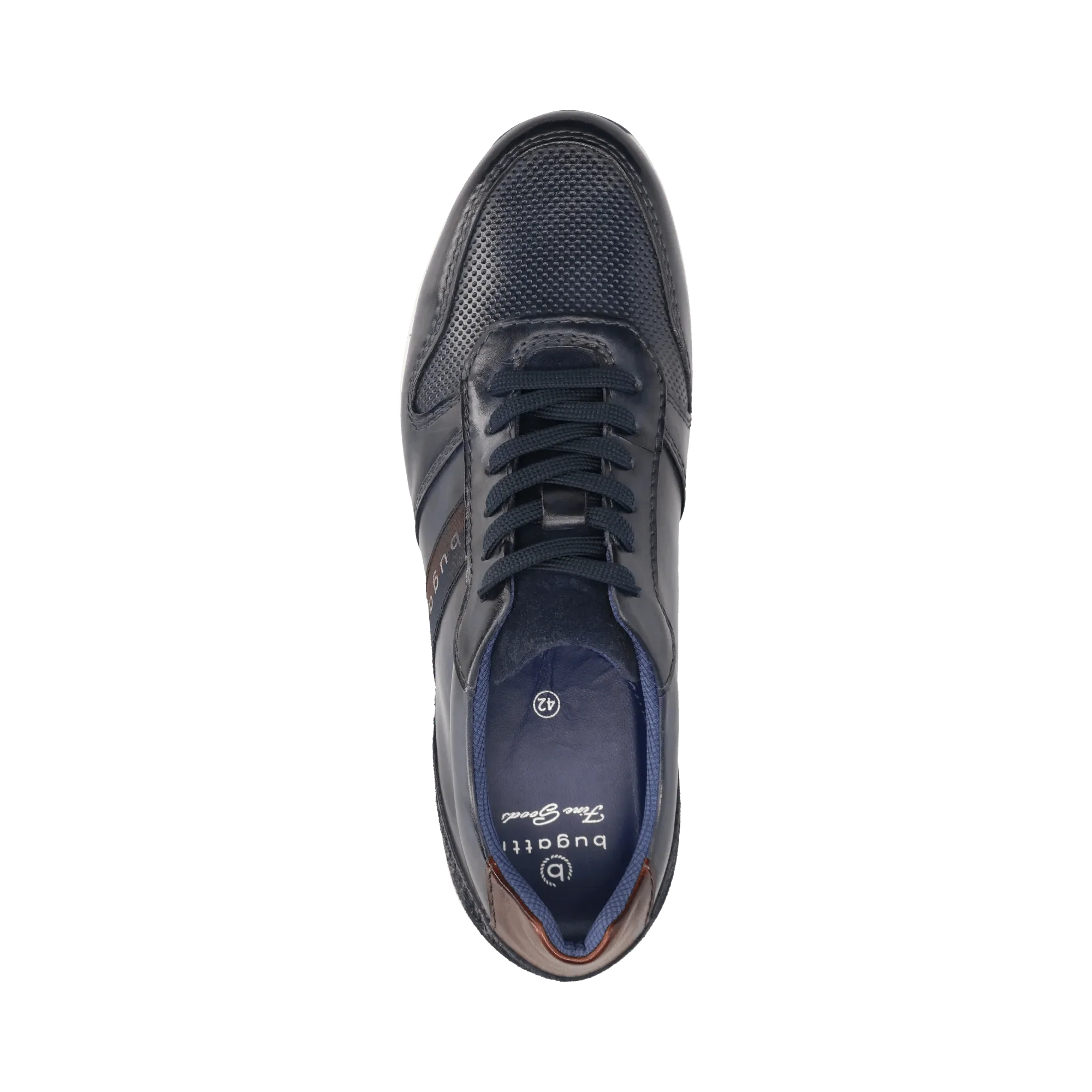 Leder Sneaker dunkelblau - Image 6