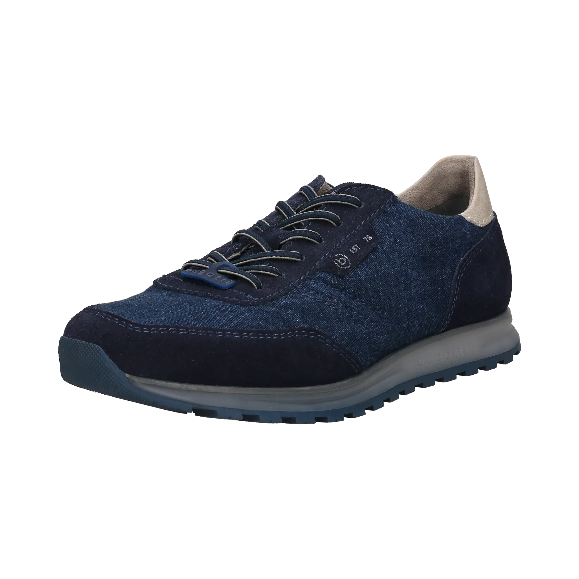 Leder Sneaker dunkelblau - Image 2