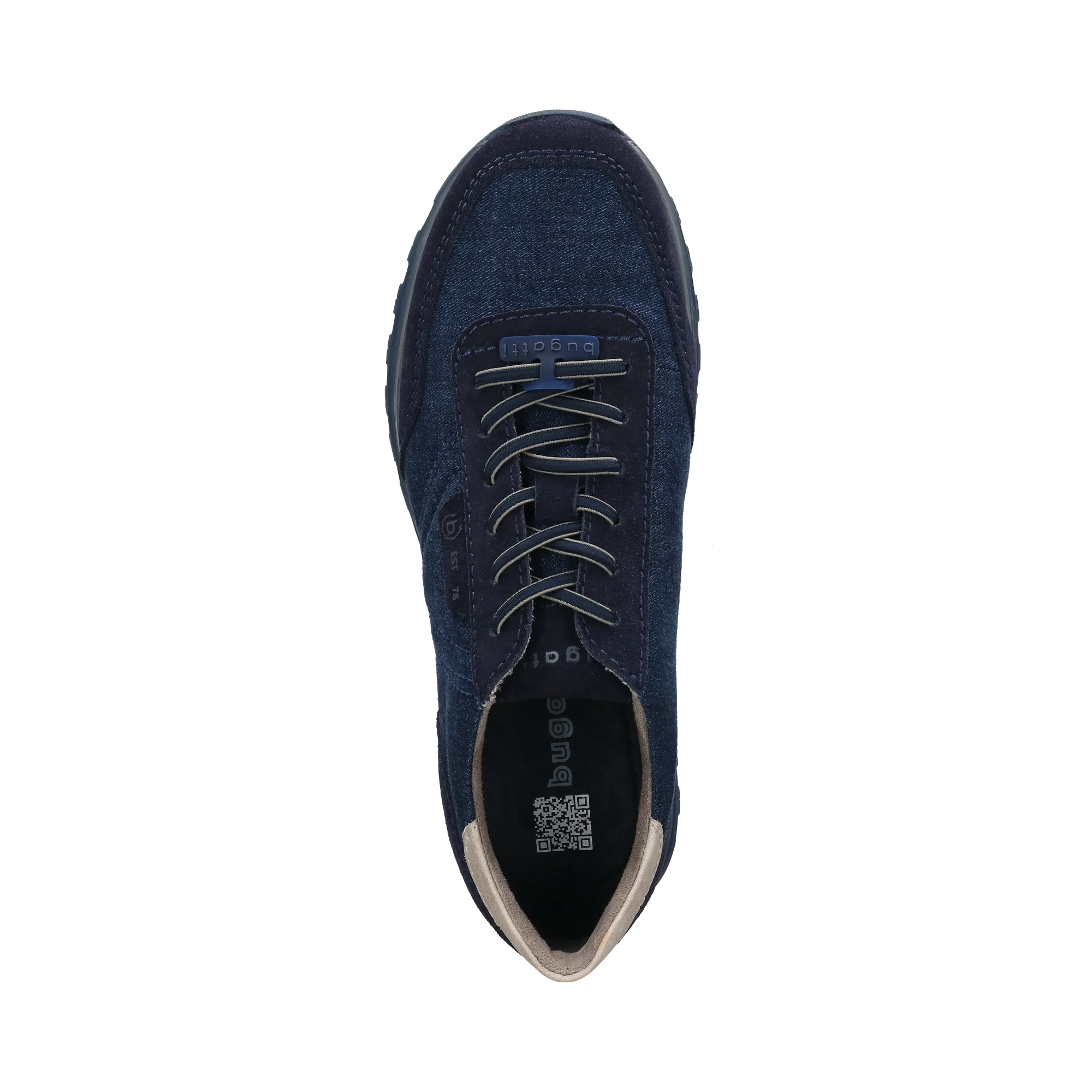 Leder Sneaker dunkelblau - Image 6