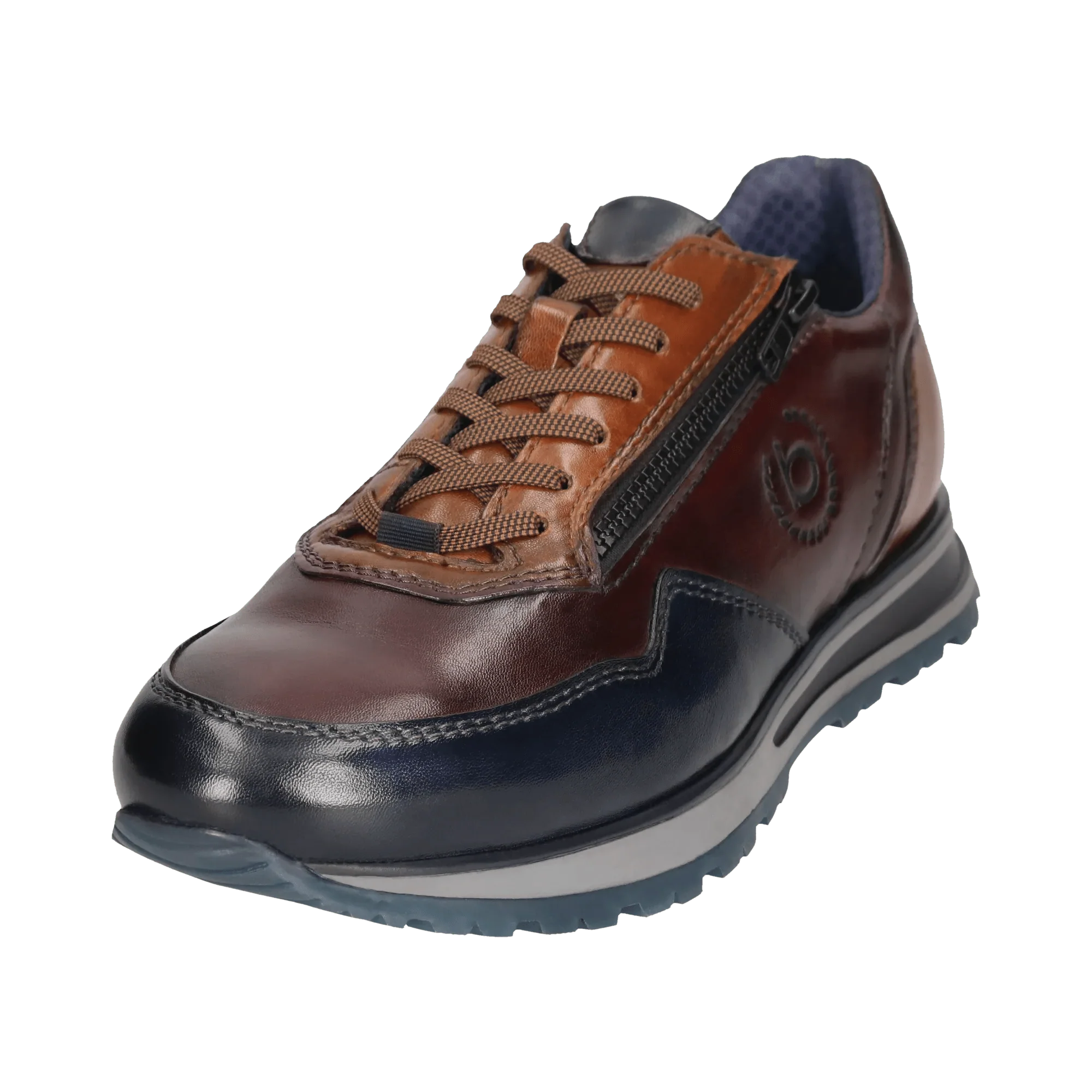 Leder Sneaker dunkelblau - Image 2