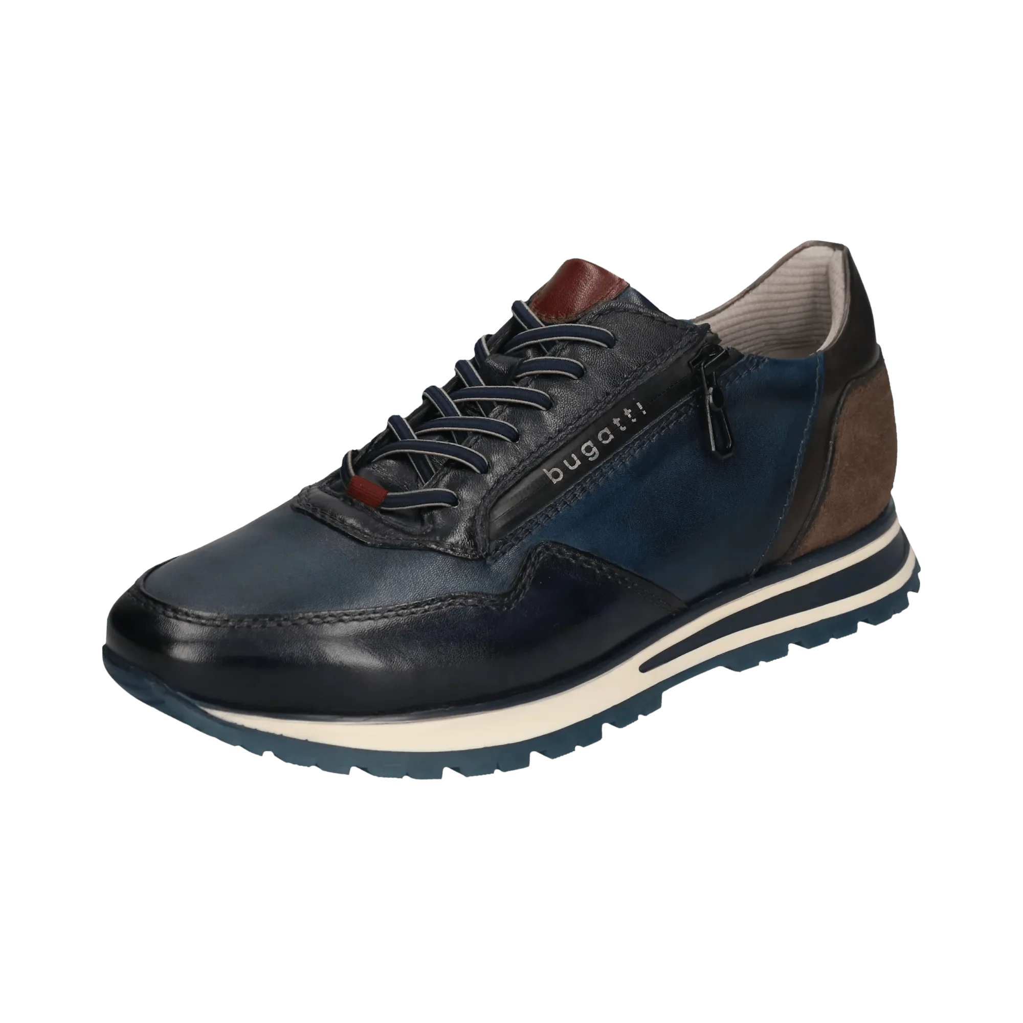 Leder Sneaker dunkelblau - Image 2