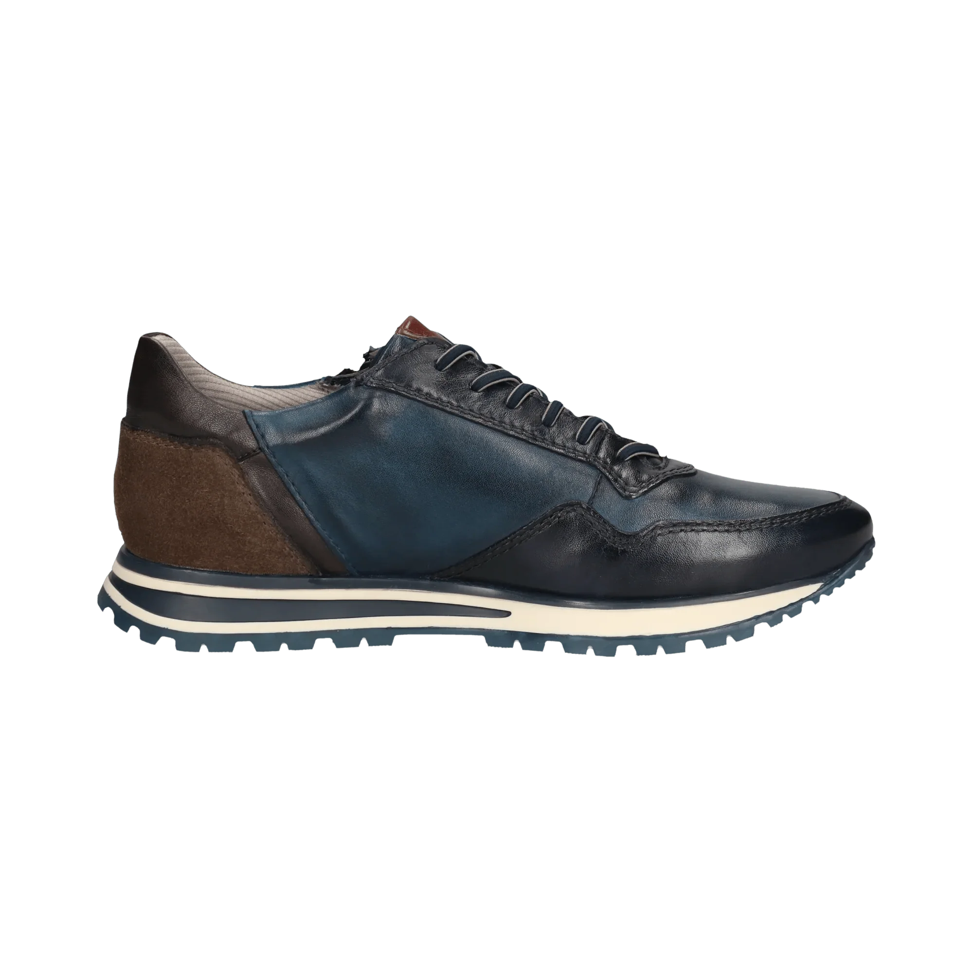 Leder Sneaker dunkelblau - Image 4