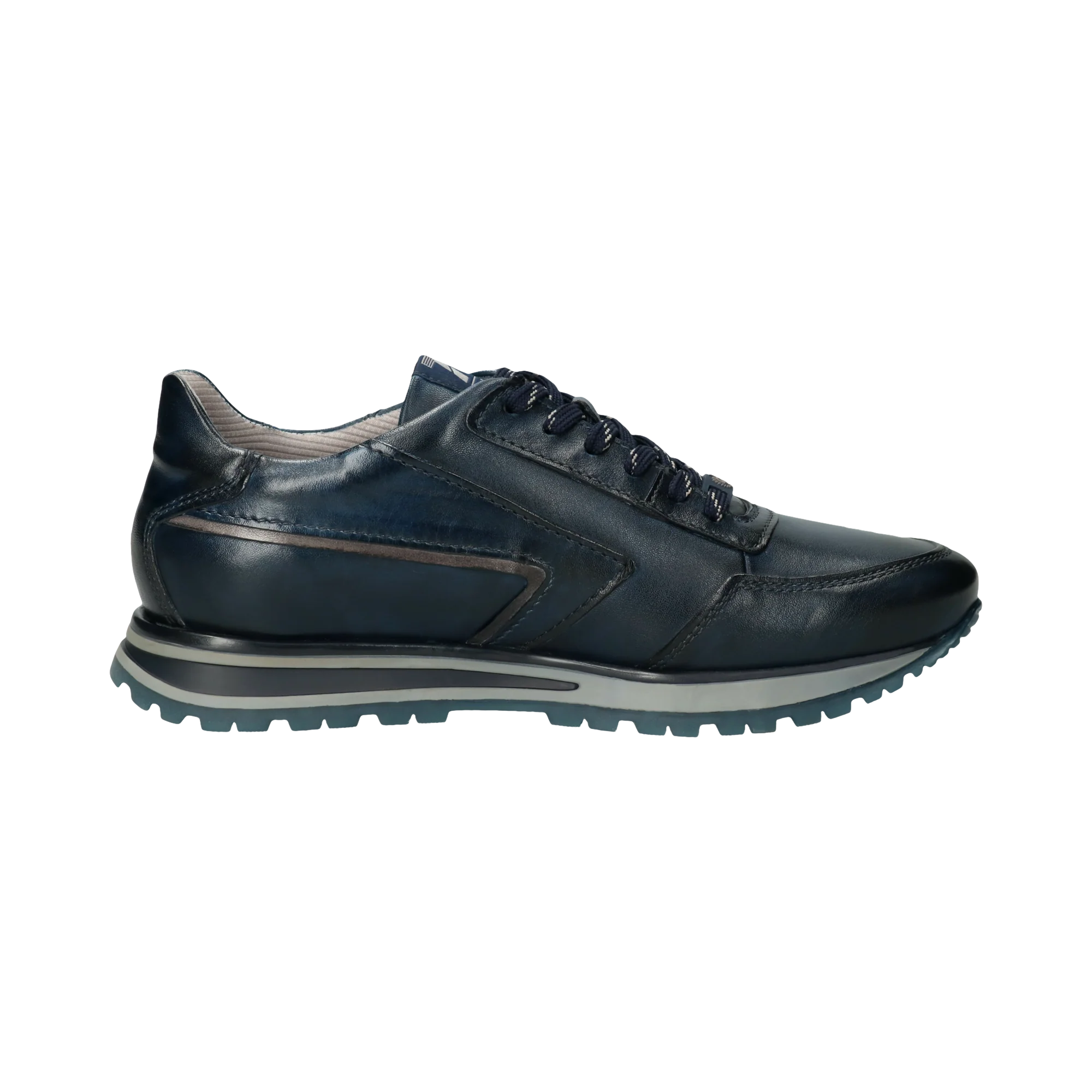 Leder Sneaker dunkelblau - Image 4