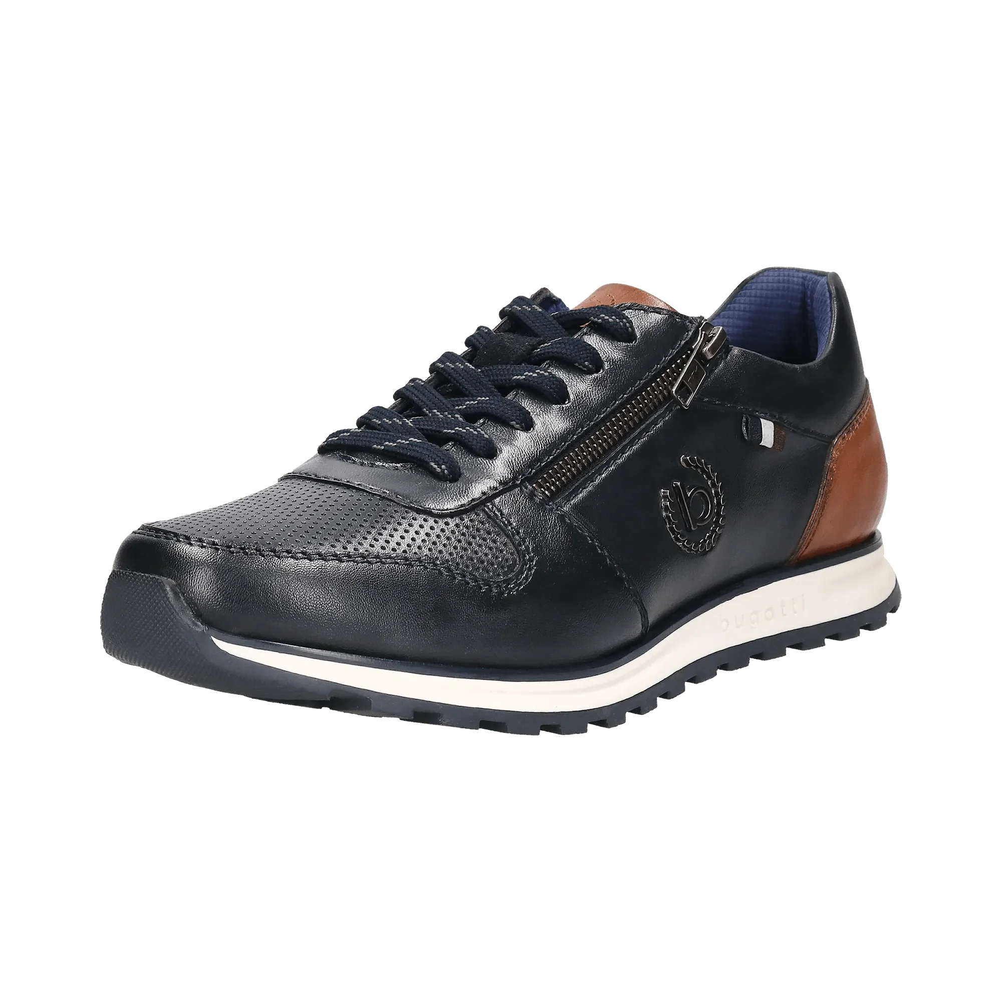 Leder Sneaker dunkelblau - Image 2