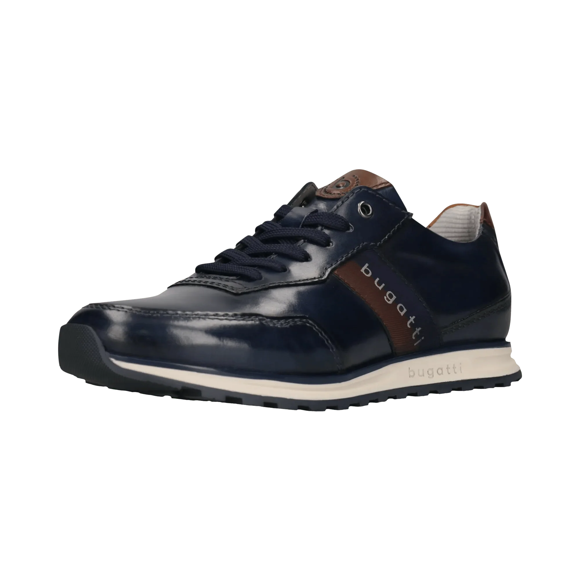 Leder Sneaker dunkelblau - Image 2