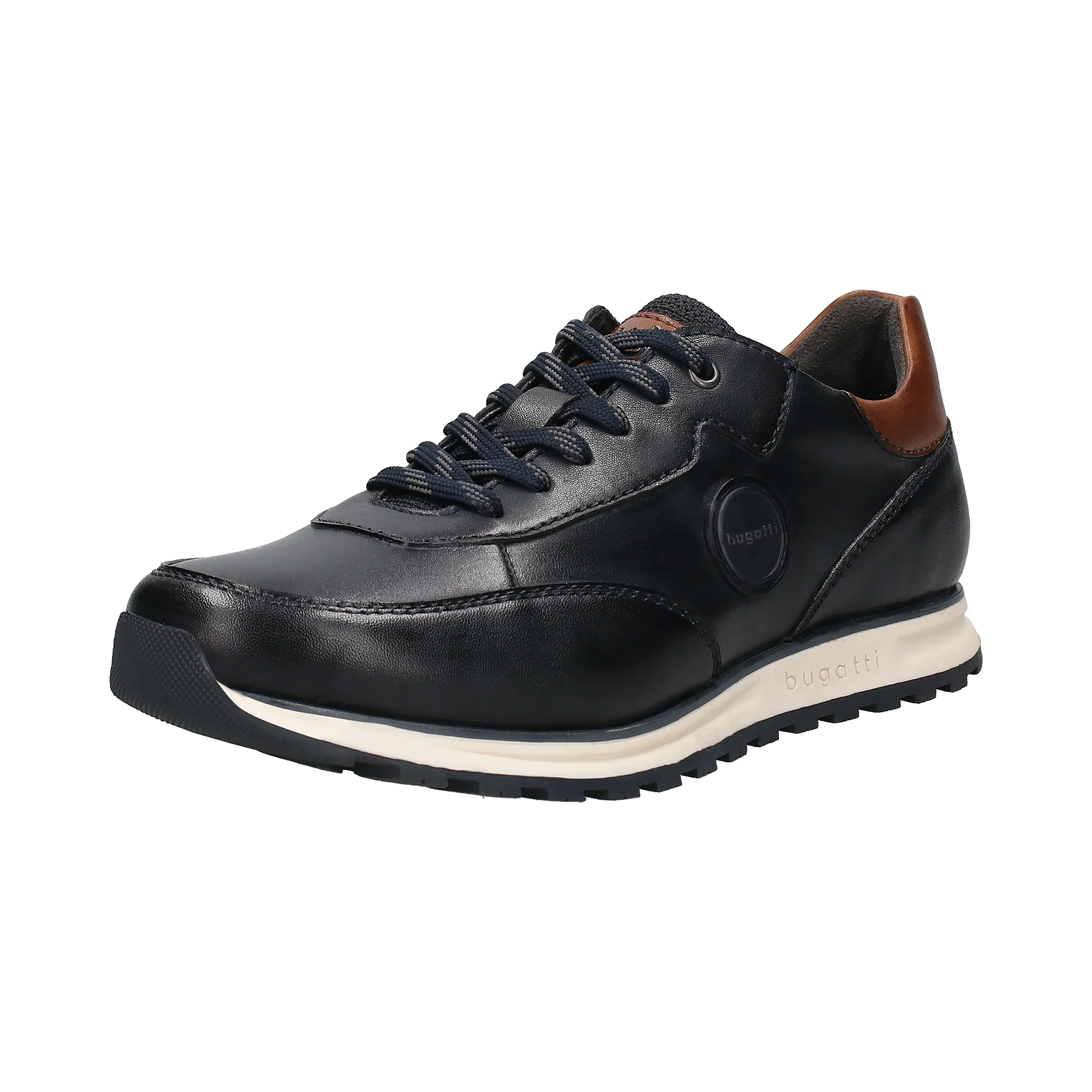 Leder Sneaker dunkelblau - Image 2