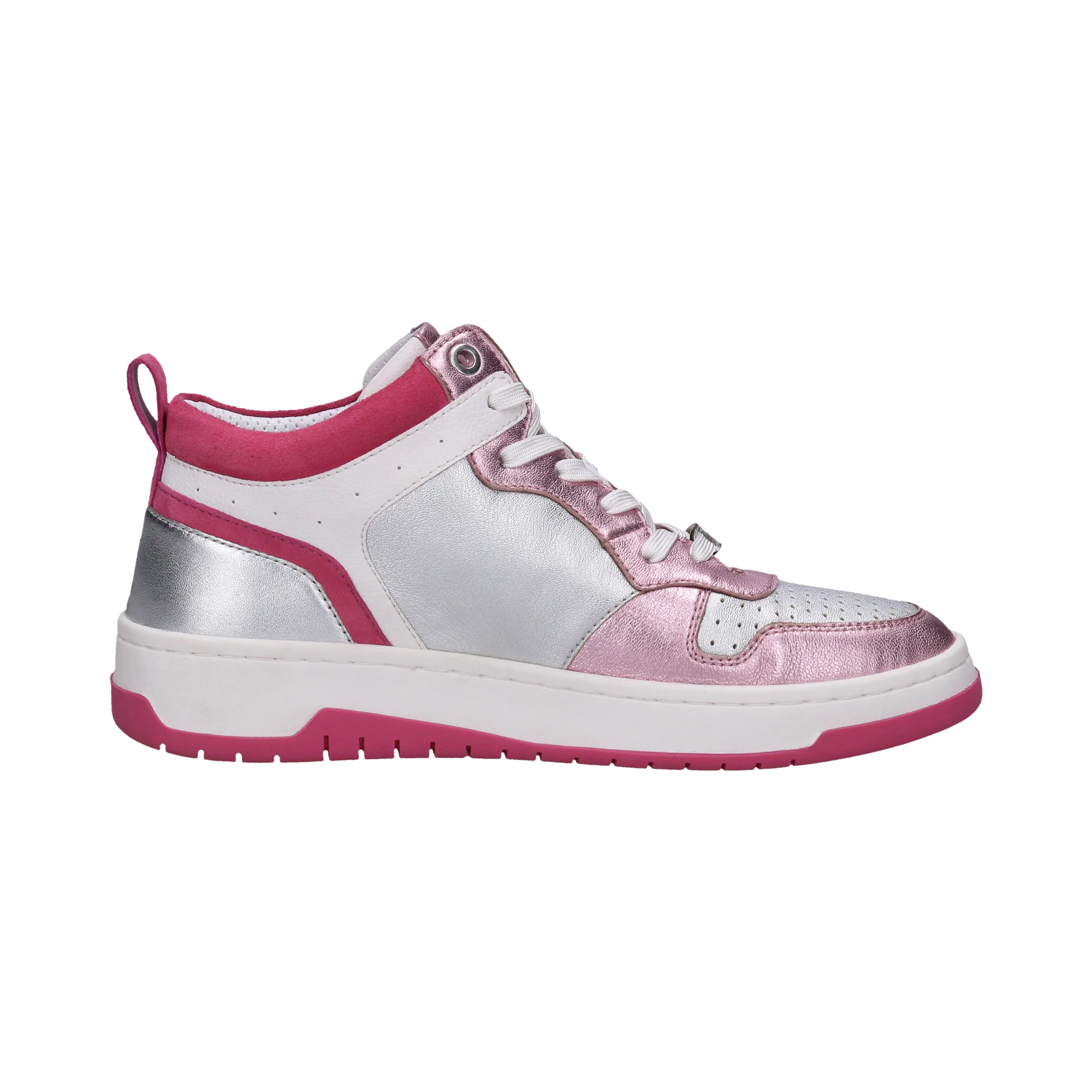 Leder Sneaker silber - Image 4