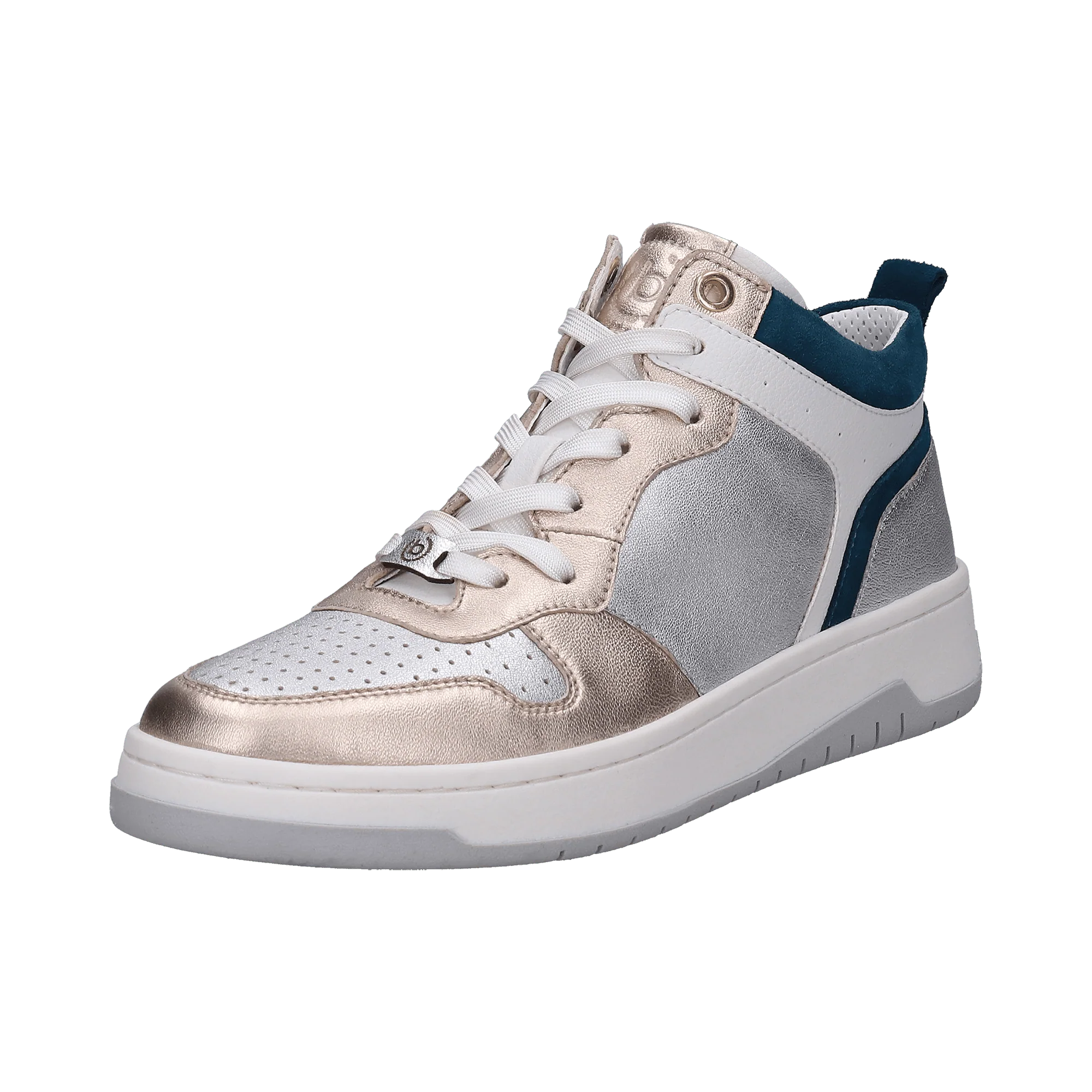 Leder Sneaker silber - Image 2