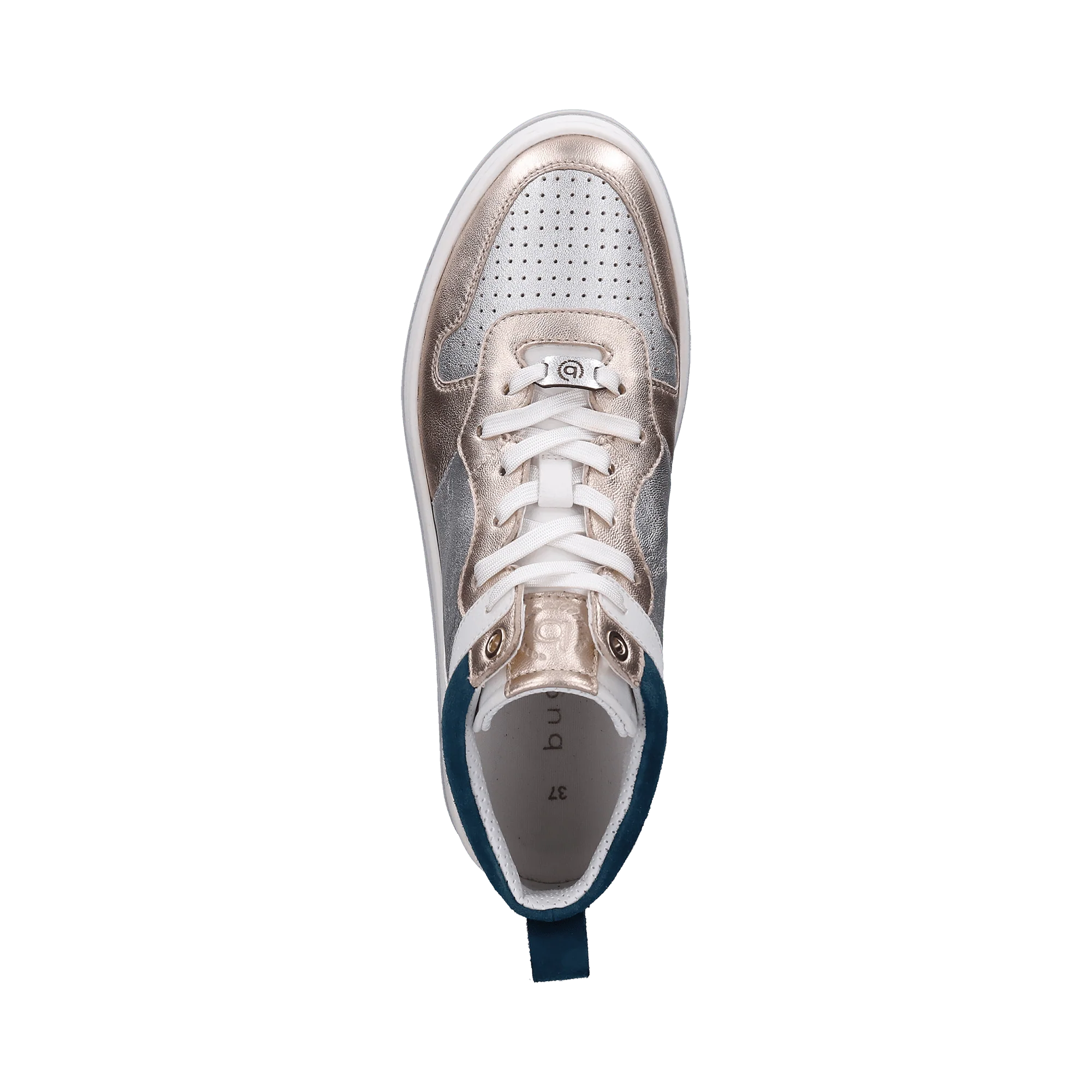 Leder Sneaker silber - Image 6