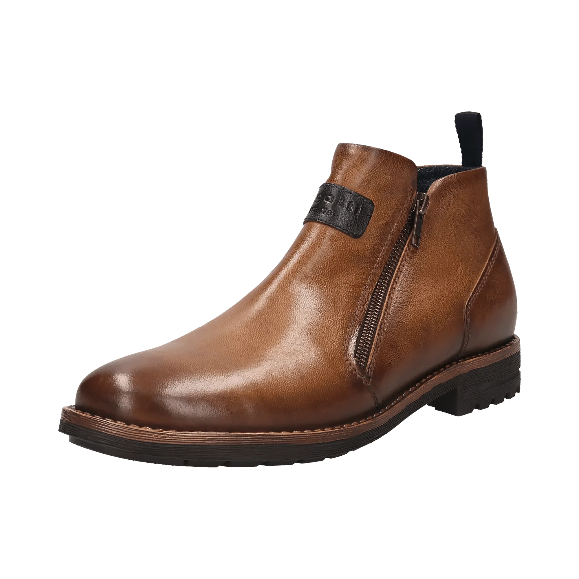 Leder Stiefel cognac - Image 2