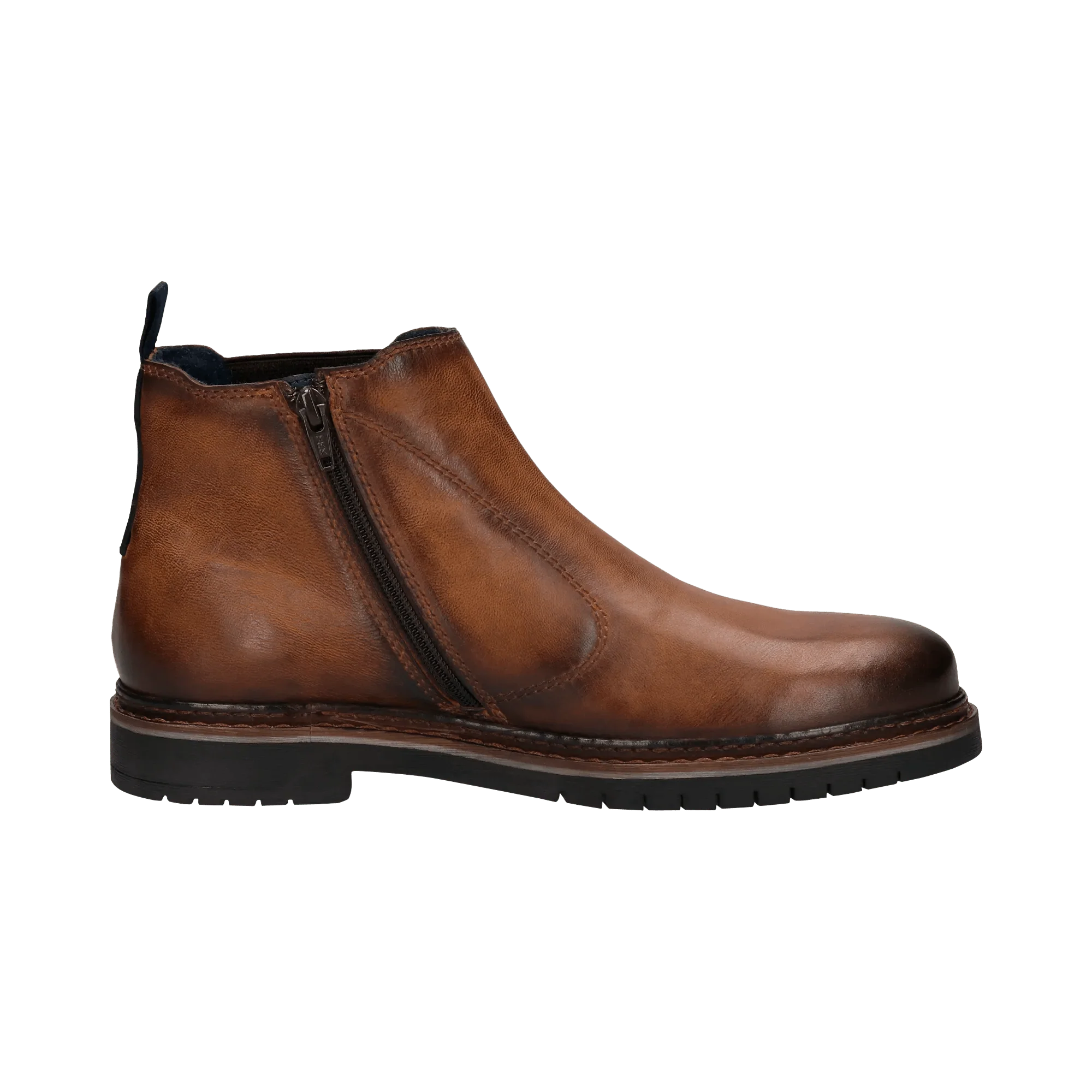 Leder Stiefel cognac - Image 4