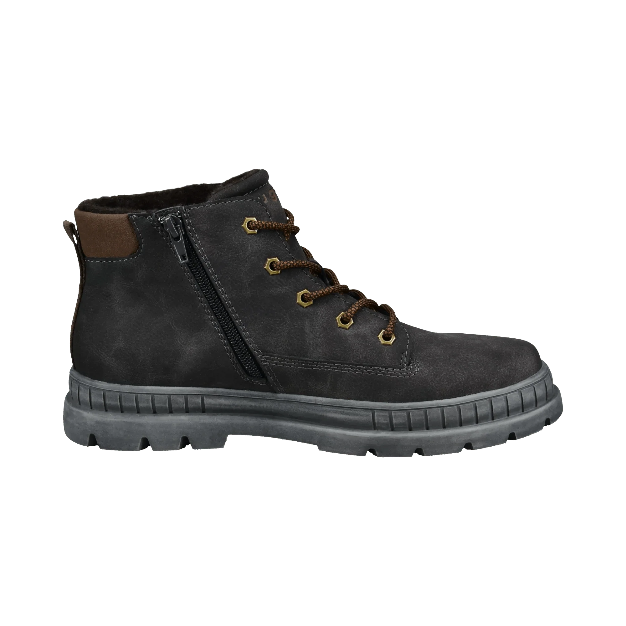 Schnürstiefel dunkelbraun - Image 4