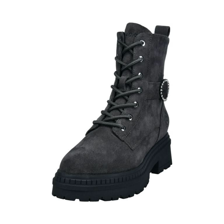Schnürstiefel dunkelgrau - Image 2