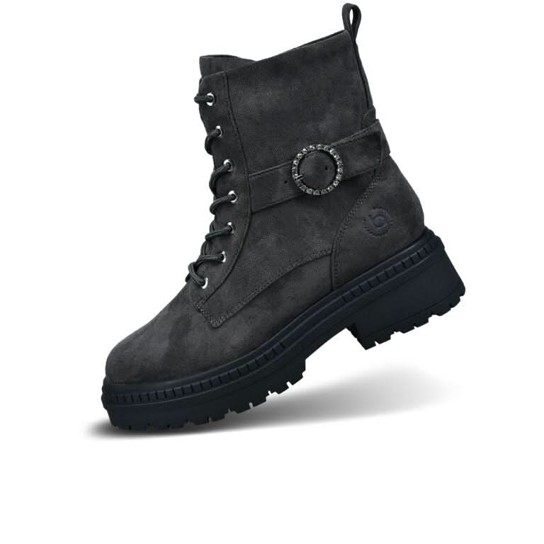 Schnürstiefel dunkelgrau - Image 3