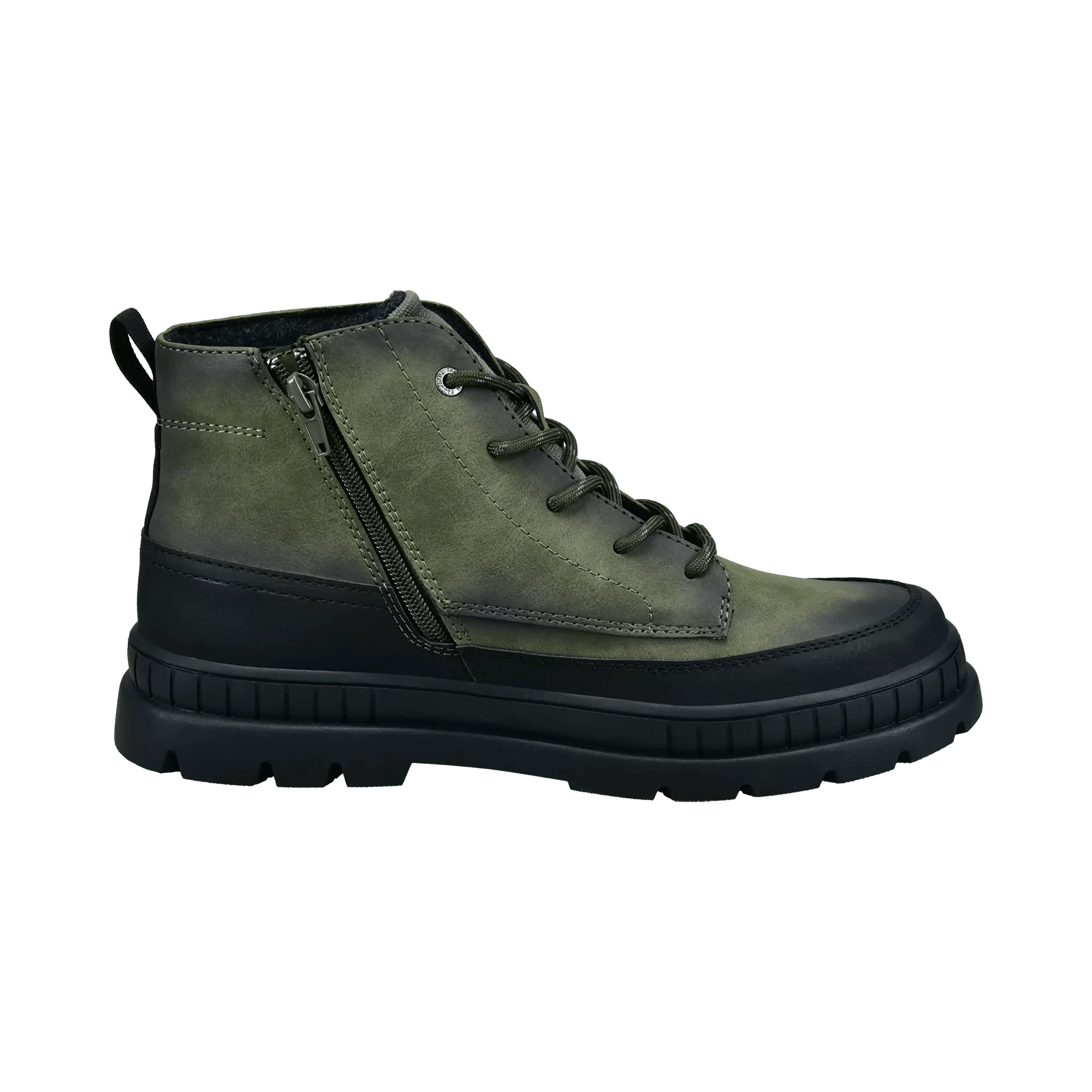 Schnürstiefel dunkelgrün - Image 4