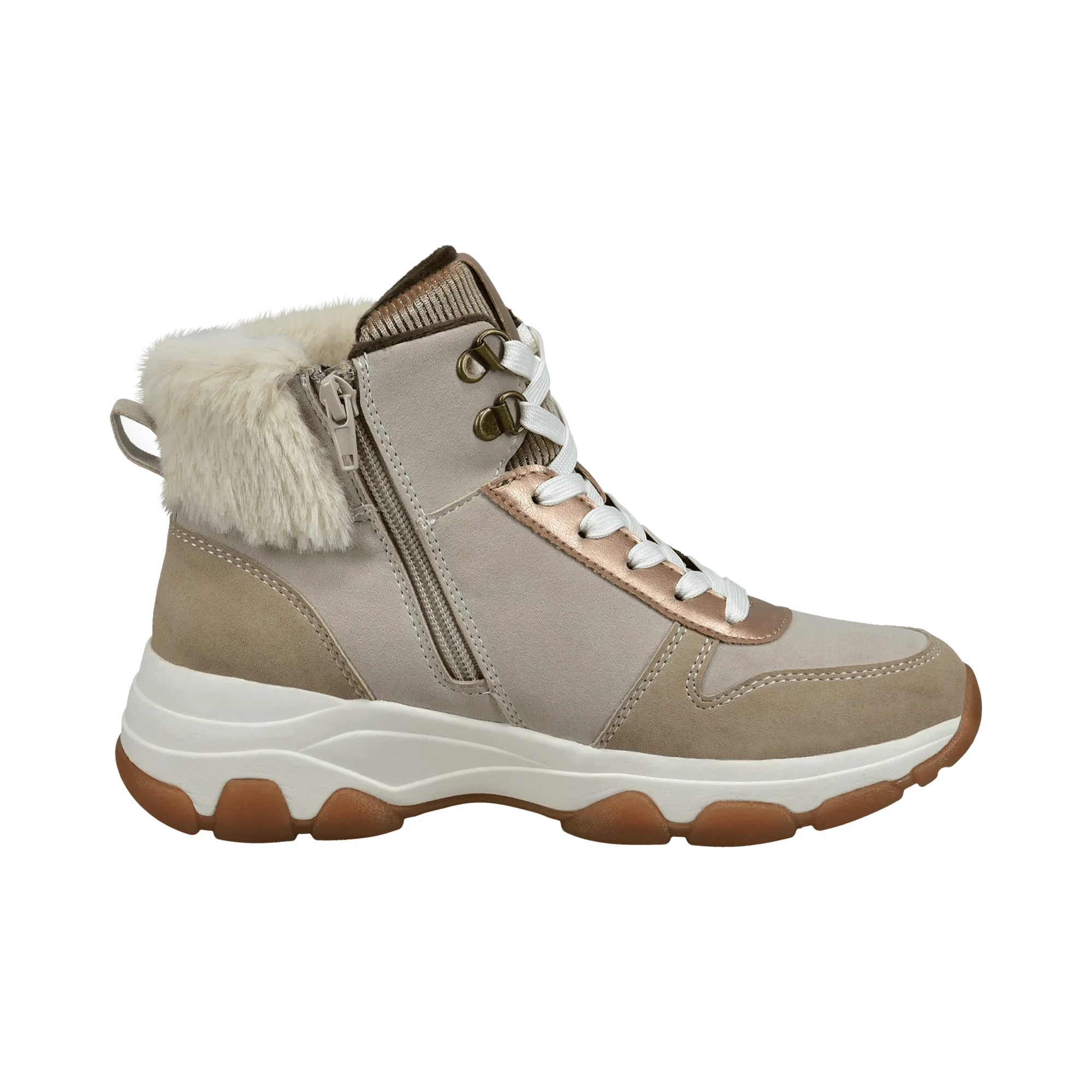 Schnürstiefel beige - Image 4