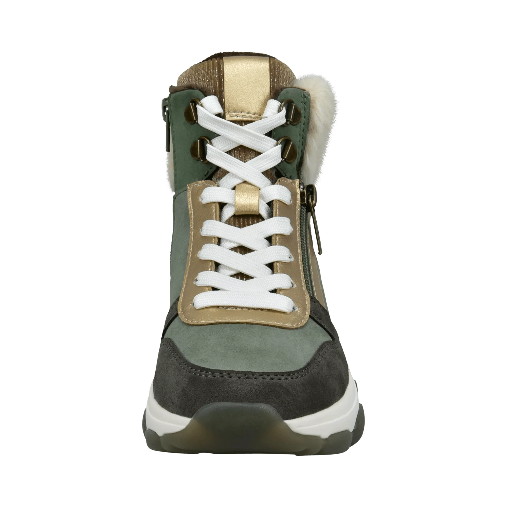 Schnürstiefel dunkelgrün - Image 5