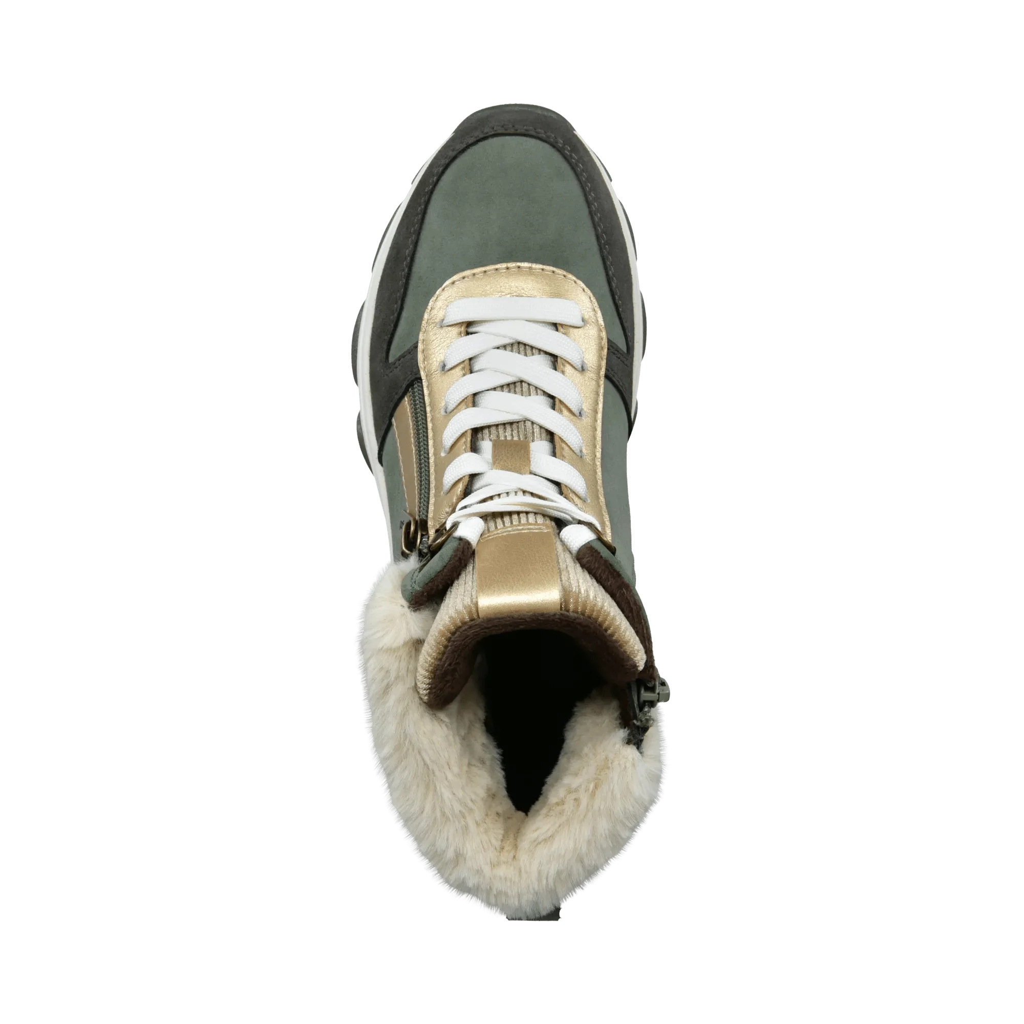 Schnürstiefel dunkelgrün - Image 6