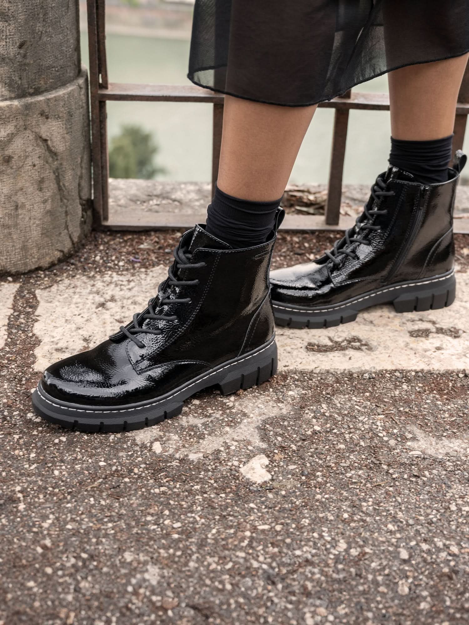 Schnürstiefel schwarz - Image 4