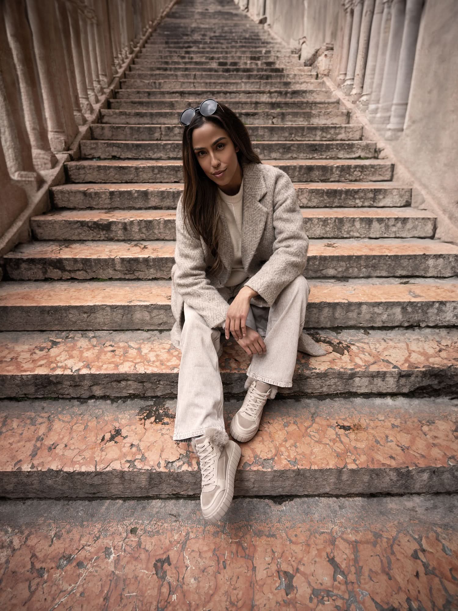 Schnürstiefel taupe - Image 3