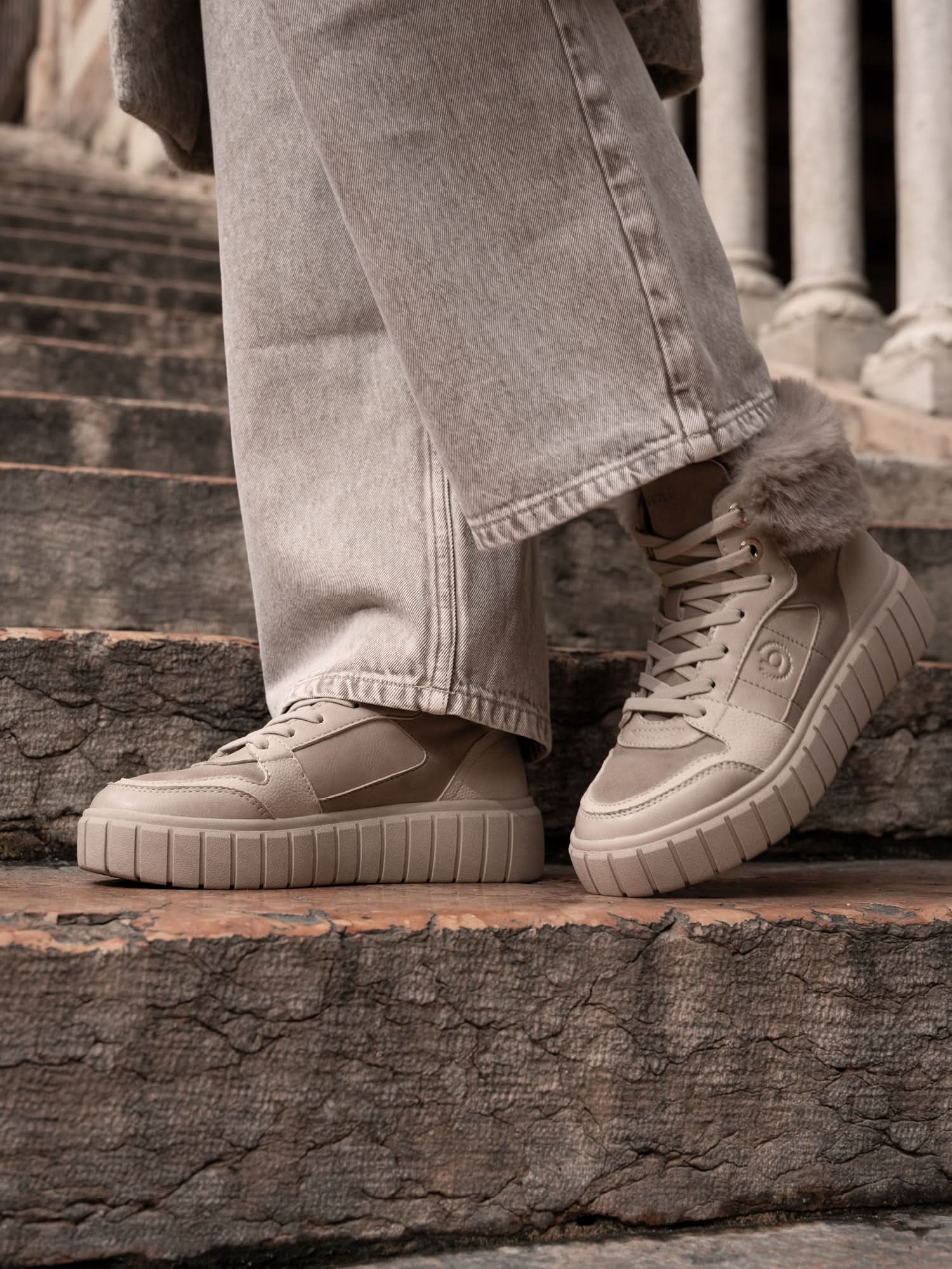 Schnürstiefel taupe - Image 5
