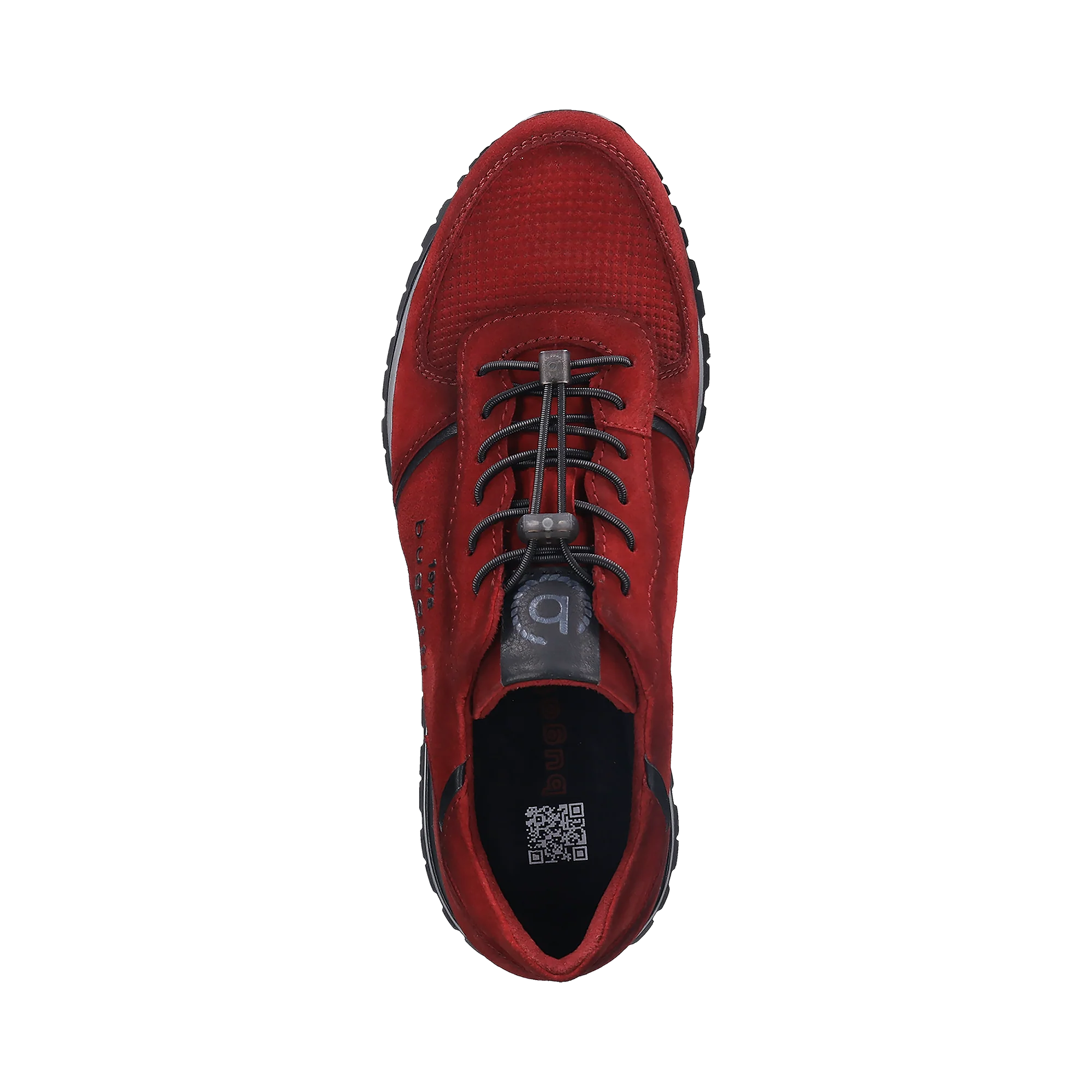 Sneaker dunkelrot - Image 6