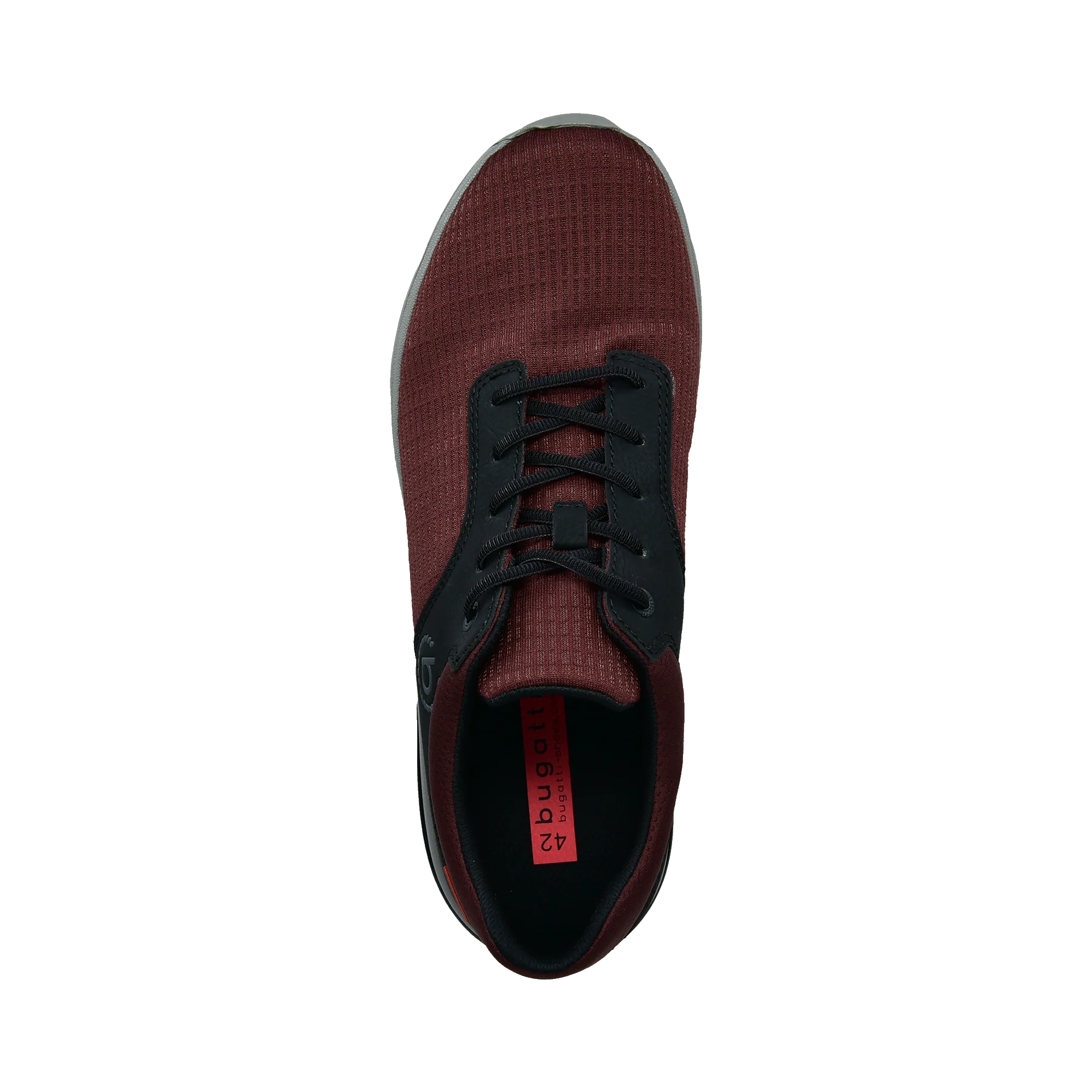 Sneaker dunkelrot - Image 6