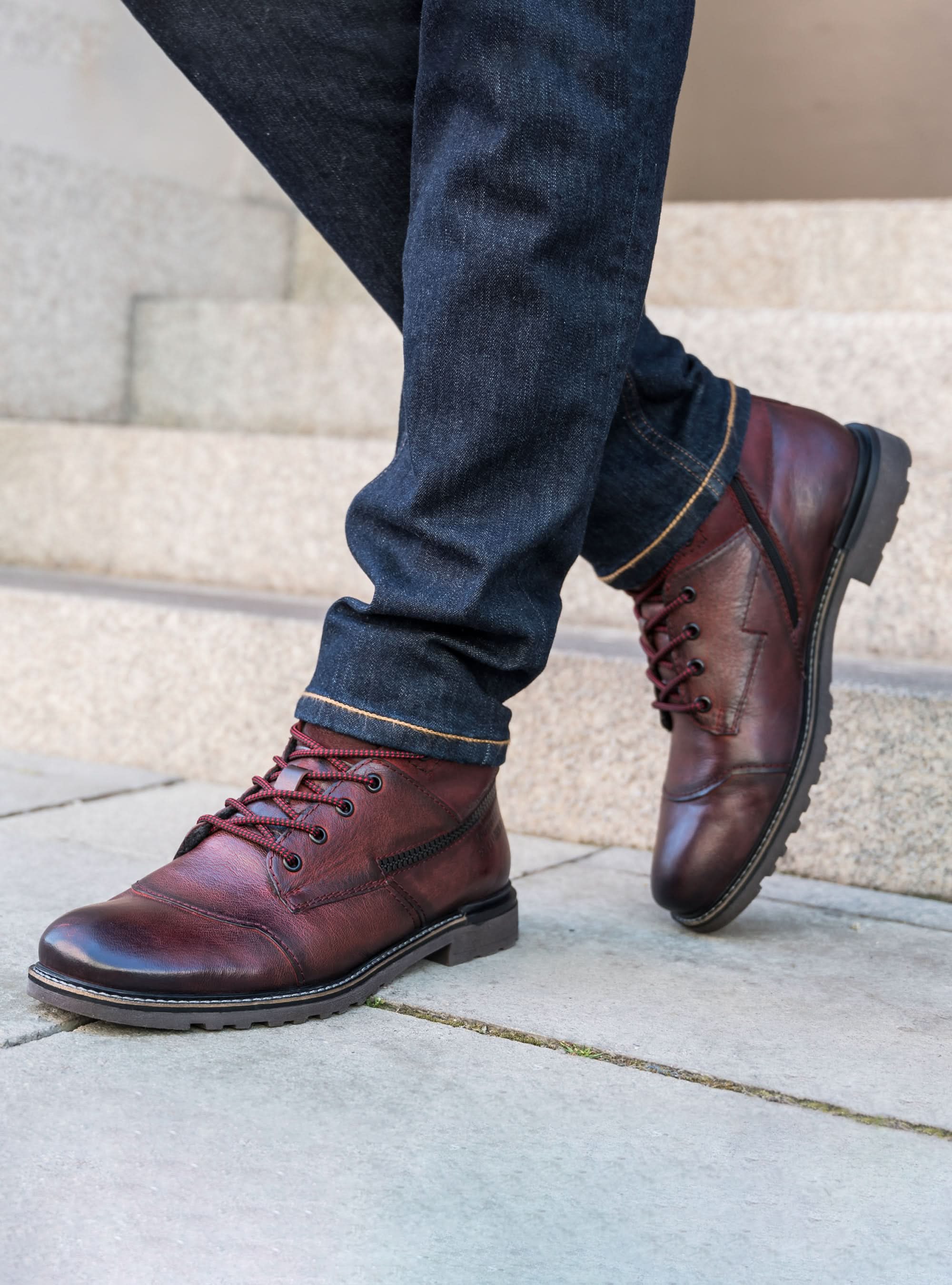 Stiefel dunkelrot - Image 3